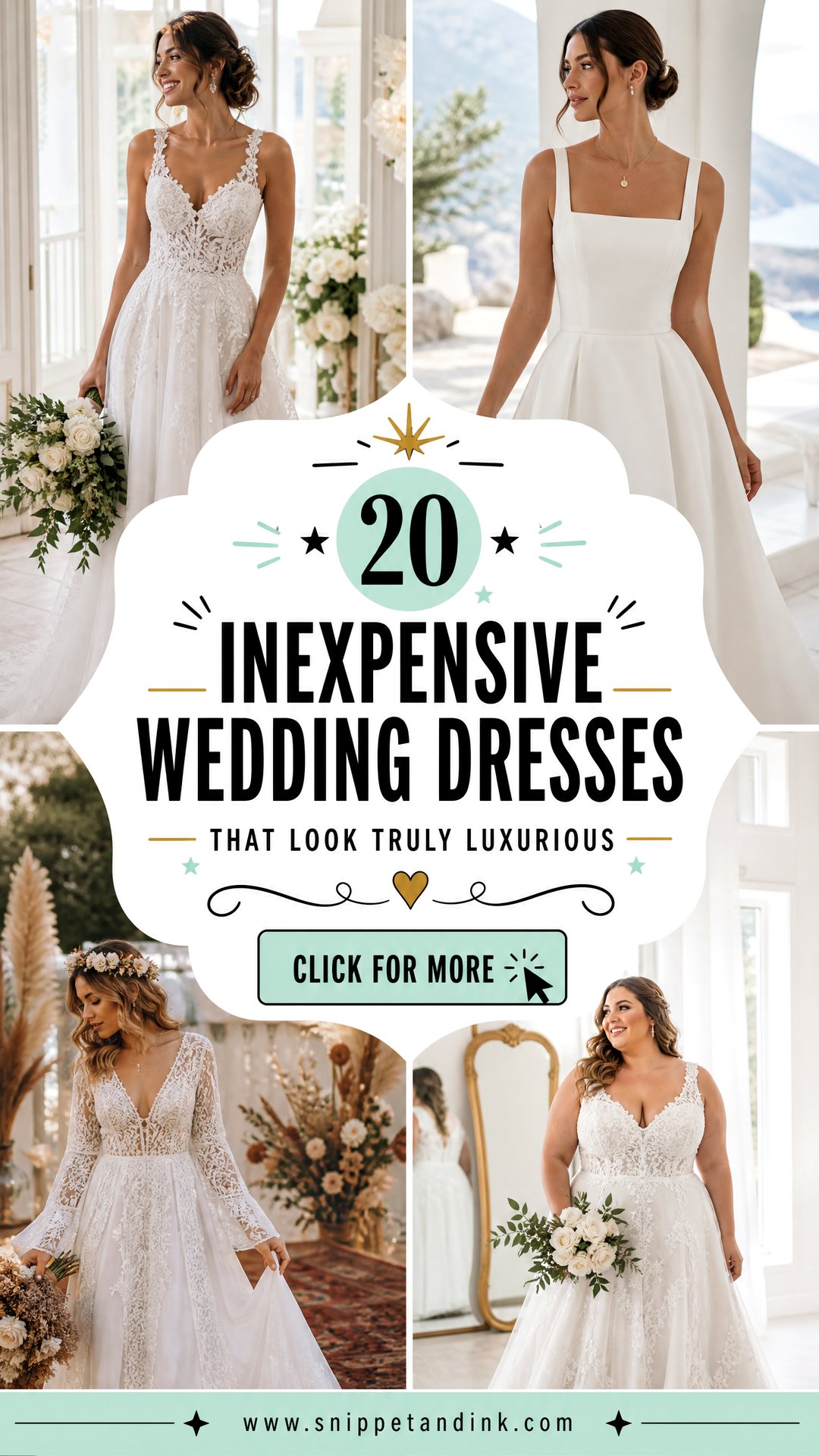 20 Inexpensive Wedding Dresses That Look Truly Luxurious - 20 Inexpensive Wedding Dresses That Look Truly Luxurious
