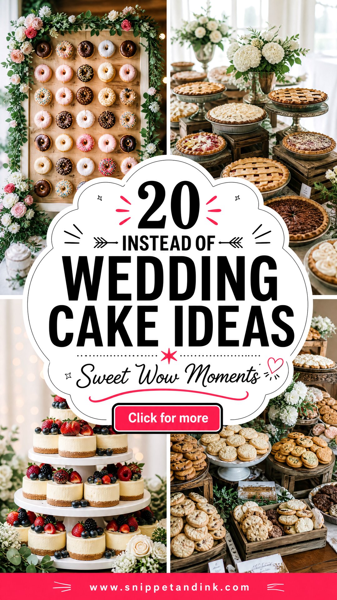 20 Instead of Wedding Cake Ideas Guests Will Remember - 20 Instead of Wedding Cake Ideas Guests Will Remember