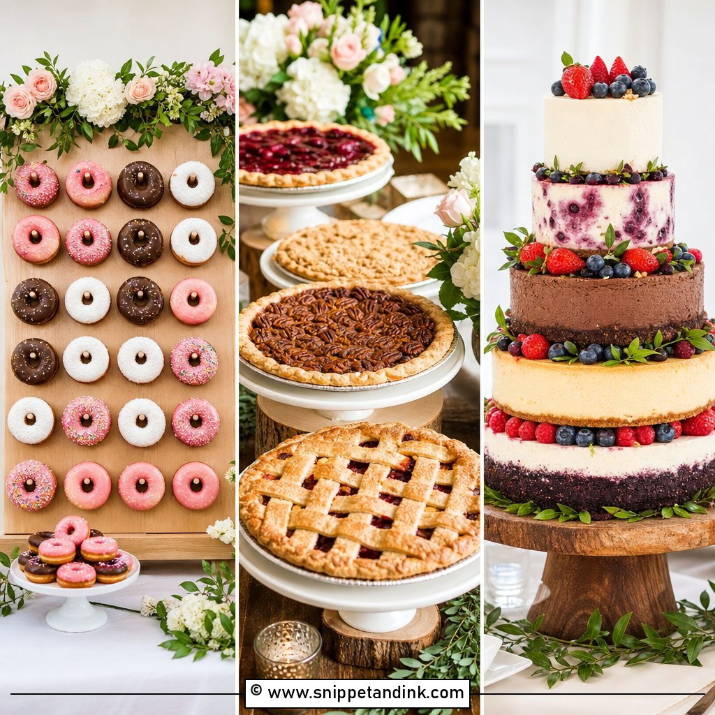 20 Instead of Wedding Cake Ideas Guests Will Remember
