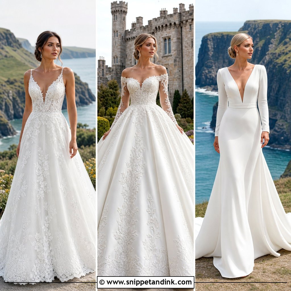20 Irish Wedding Dress Ideas Steeped in Rich, Timeless Charm