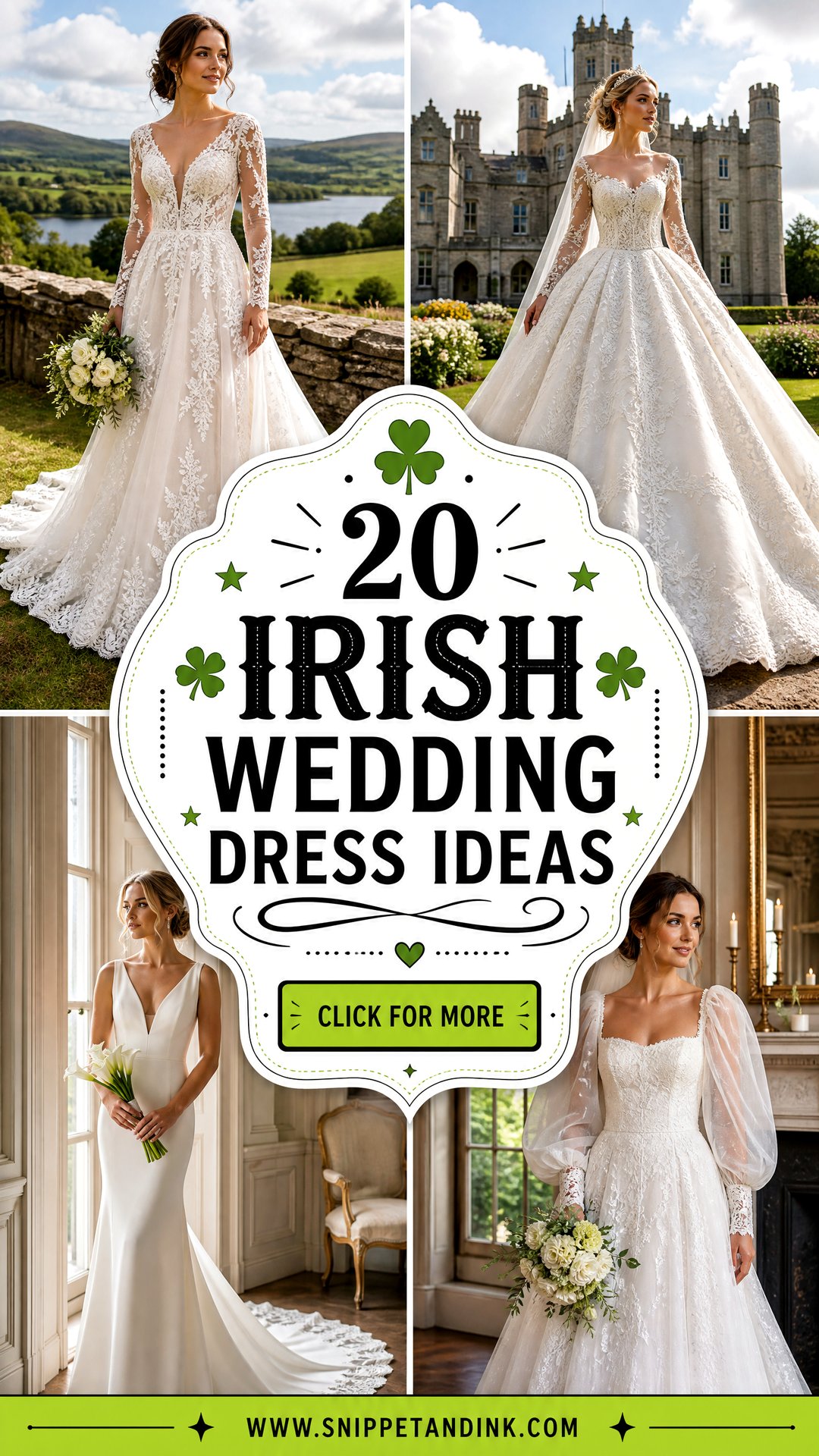 20 Irish Wedding Dress Ideas Steeped in Rich Timeless Charm - 20 Irish Wedding Dress Ideas Steeped in Rich, Timeless Charm