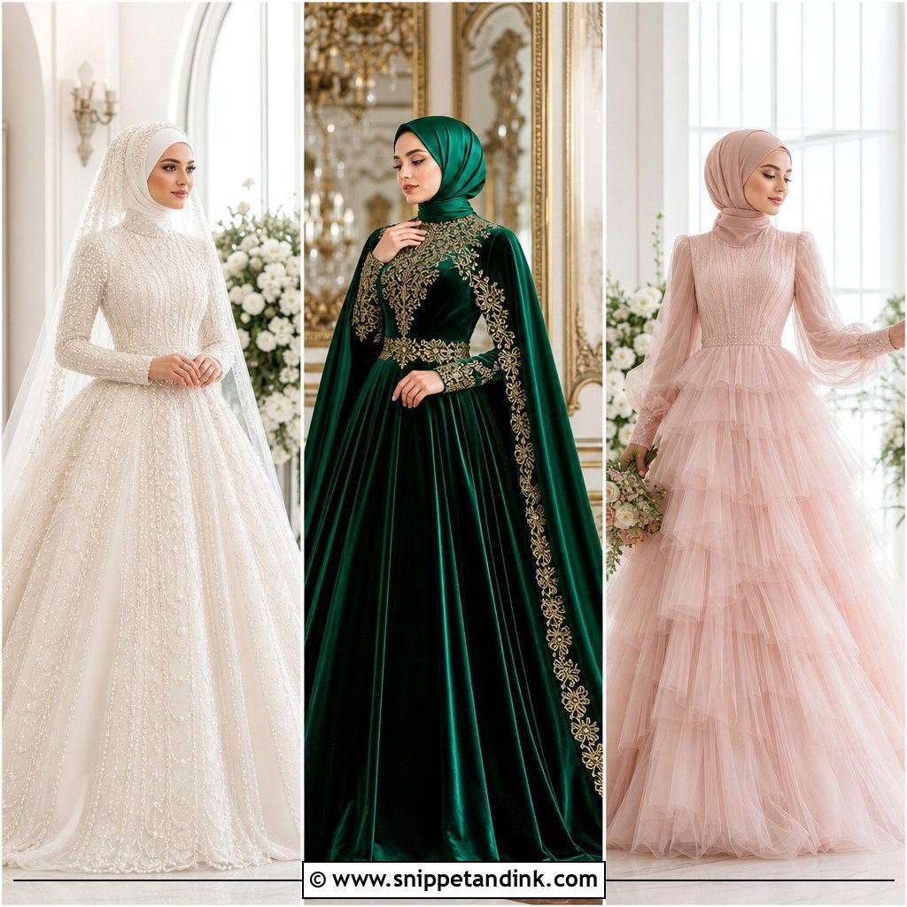 20 Islam Wedding Dress Ideas for Modest Bridal Elegance
