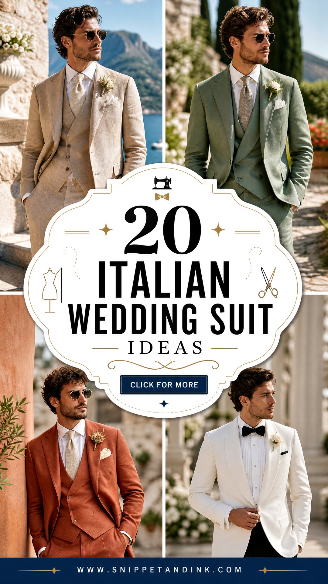 20 Italian Wedding Suit Ideas Sharp Looks for Modern Grooms - 20 Italian Wedding Suit Ideas: Sharp Looks for Modern Grooms