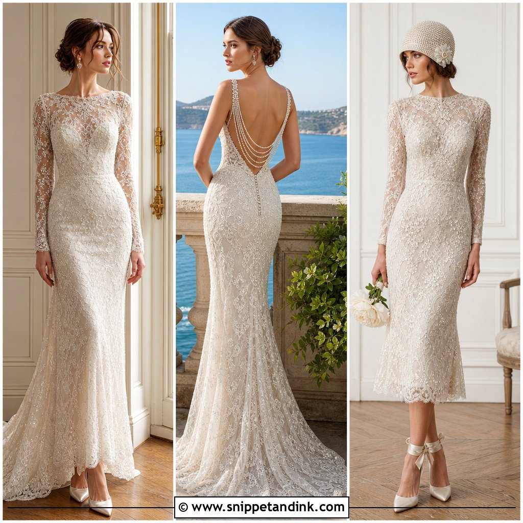 20 Ivory Beaded Lace Gown 1920 Ideas: Vintage Looks to Love