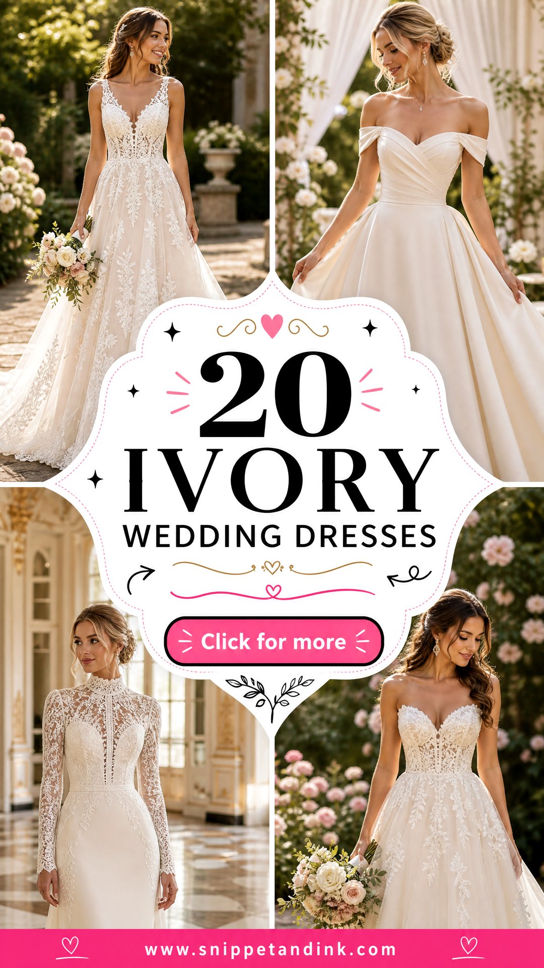 20 Ivory Wedding Dresses Romantic Looks for Modern Brides - 20 Ivory Wedding Dresses: Romantic Looks for Modern Brides