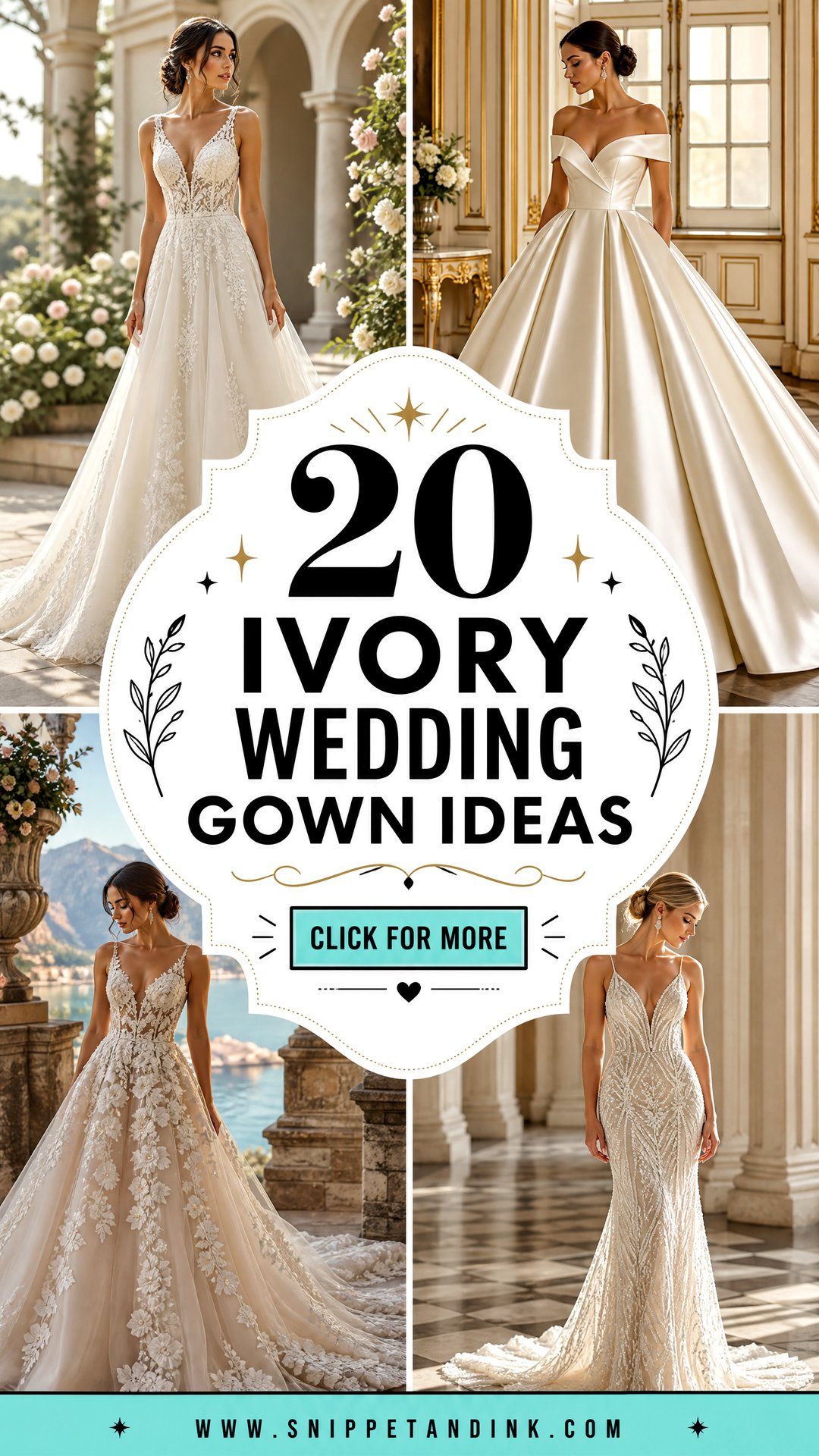 20 Ivory Wedding Gown Ideas Dreamy Styles for Modern Brides - 20 Ivory Wedding Gown Ideas: Dreamy Styles for Modern Brides