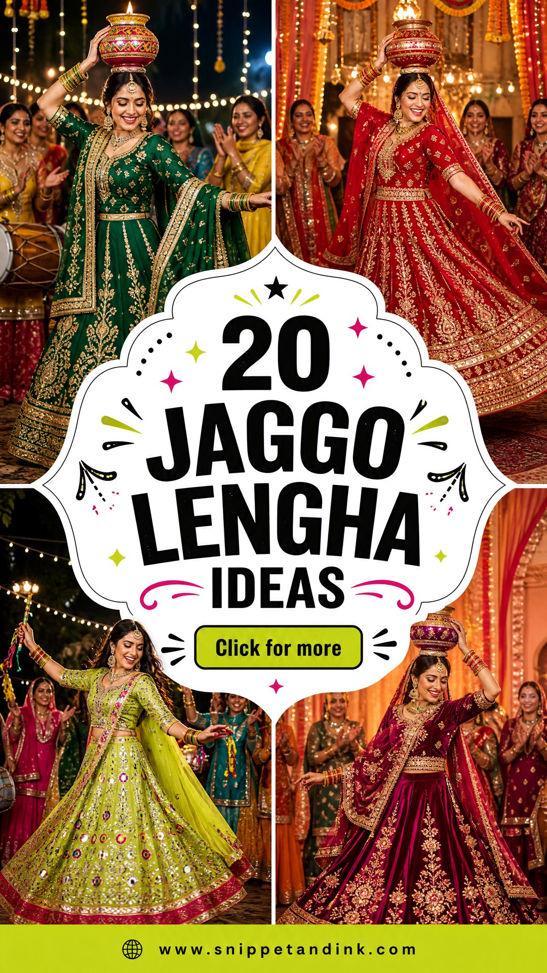 20 Jaggo Lengha Ideas Vibrant Punjabi Looks for Brides - 20 Jaggo Lengha Ideas: Vibrant Punjabi Looks for Brides