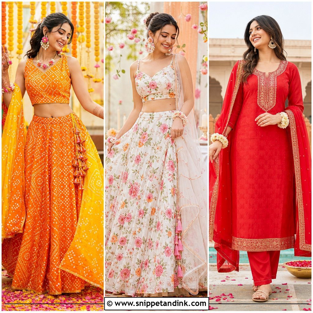 20 Jal Ceremony Outfit Ideas: Vibrant Looks for Modern Brides