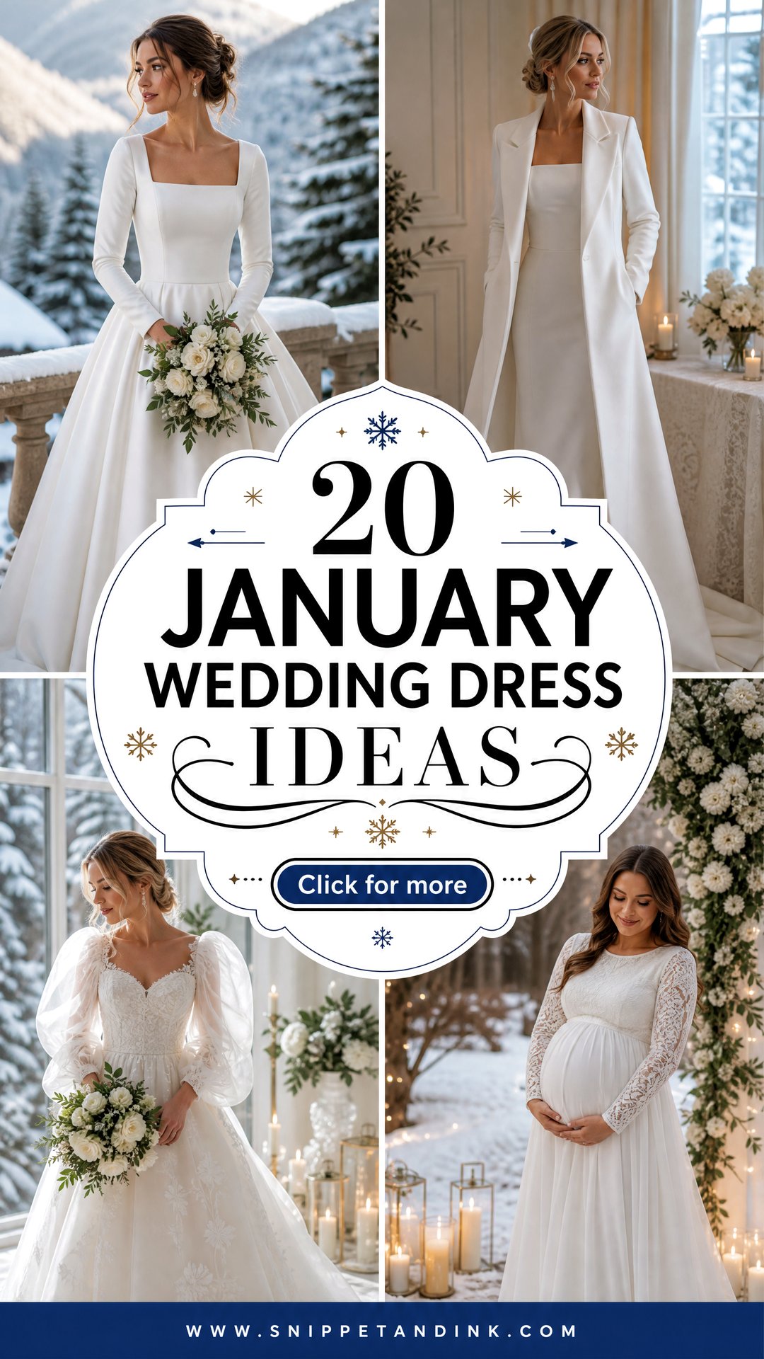 20 January Wedding Dress Ideas Chic Winter Bridal Style - 20 January Wedding Dress Ideas: Chic Winter Bridal Style