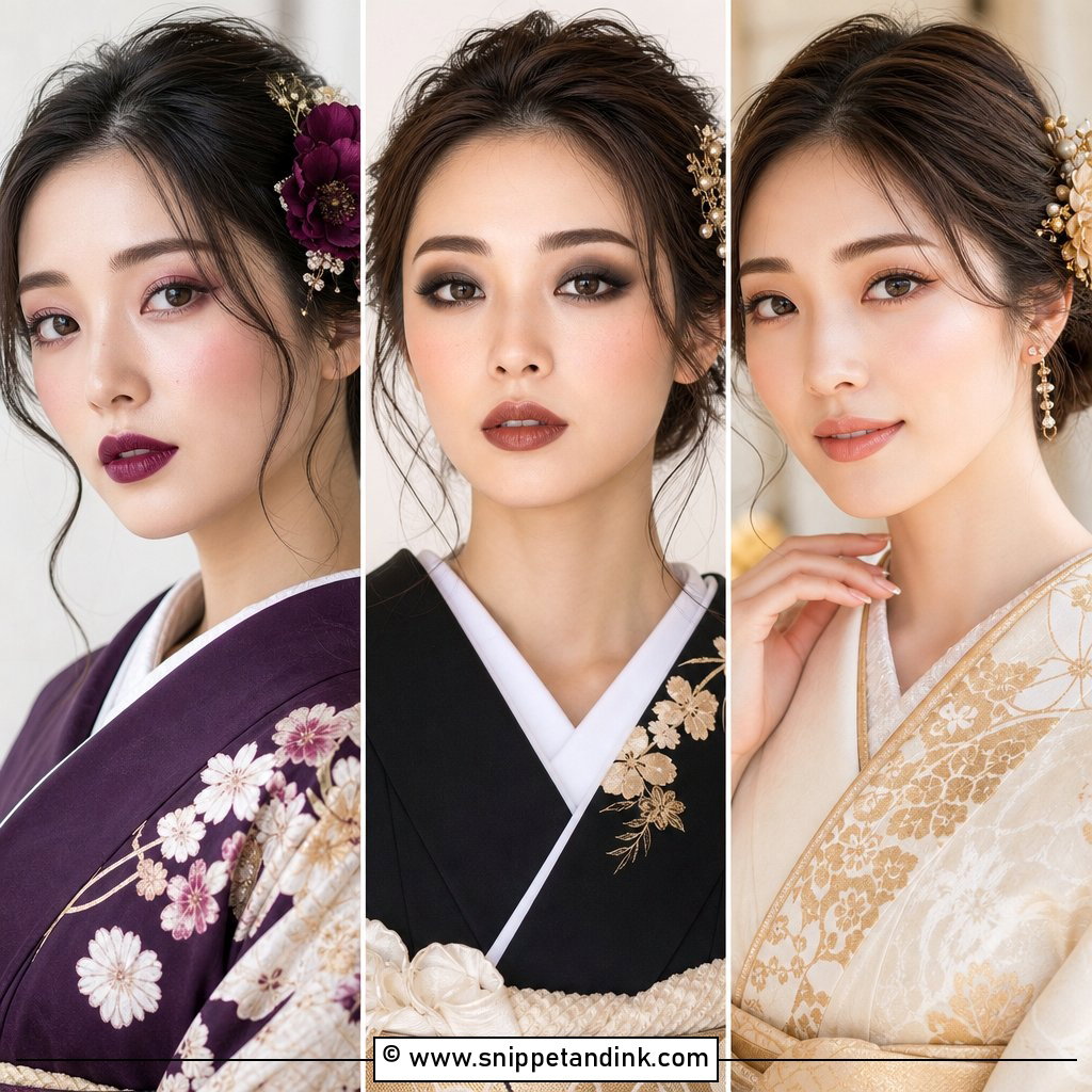 20 Japanese Wedding Makeup Ideas for a Soft Bridal Glow