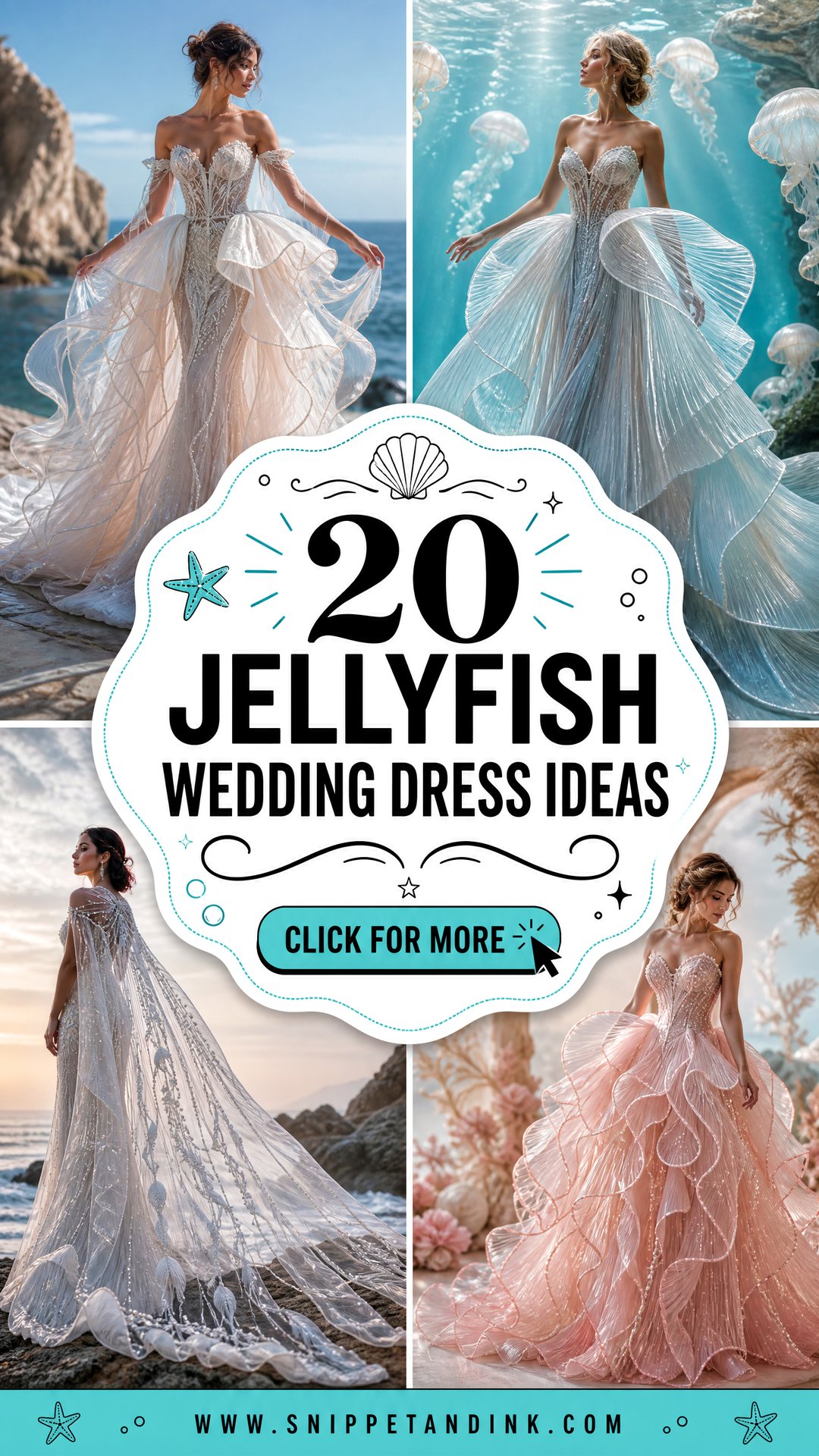 20 Jellyfish Wedding Dress Ideas Whimsical Looks for Bold Brides - 20 Jellyfish Wedding Dress Ideas: Whimsical Looks for Bold Brides