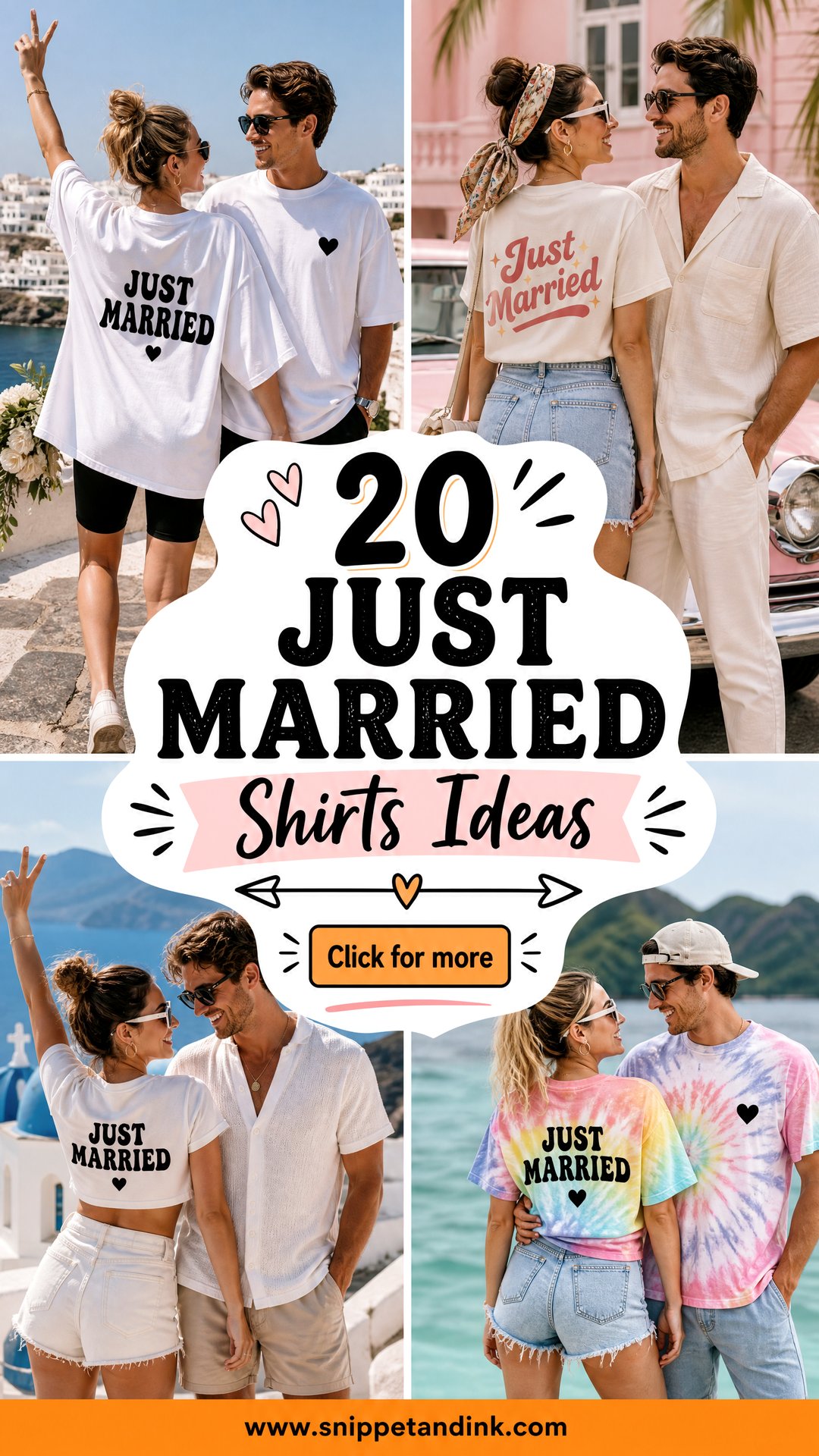 20 Just Married Shirts Ideas for Playful Newlywed Style Moments - 20 Just Married Shirts Ideas for Playful Newlywed Style Moments