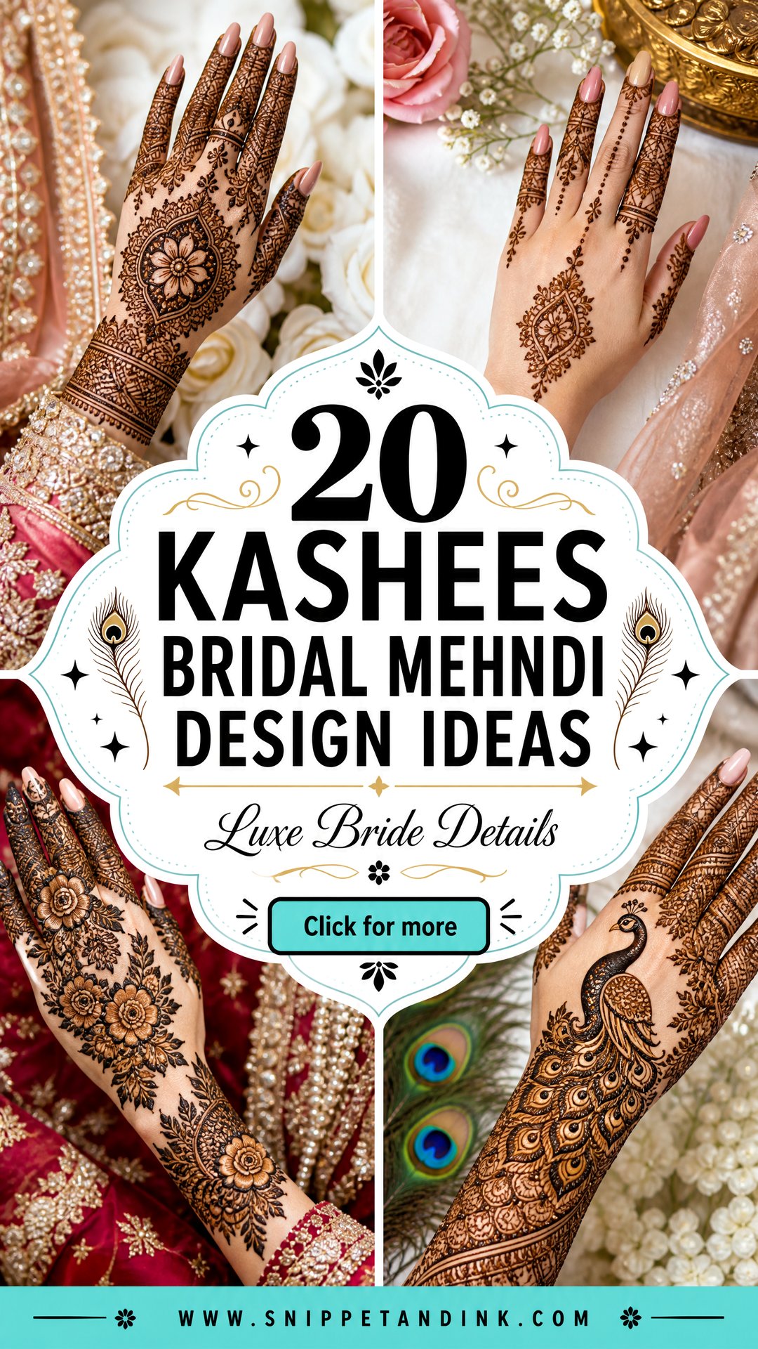 20 Kashees Bridal Mehndi Design Ideas for Luxe Brides - 20 Kashees Bridal Mehndi Design Ideas for Luxe Brides