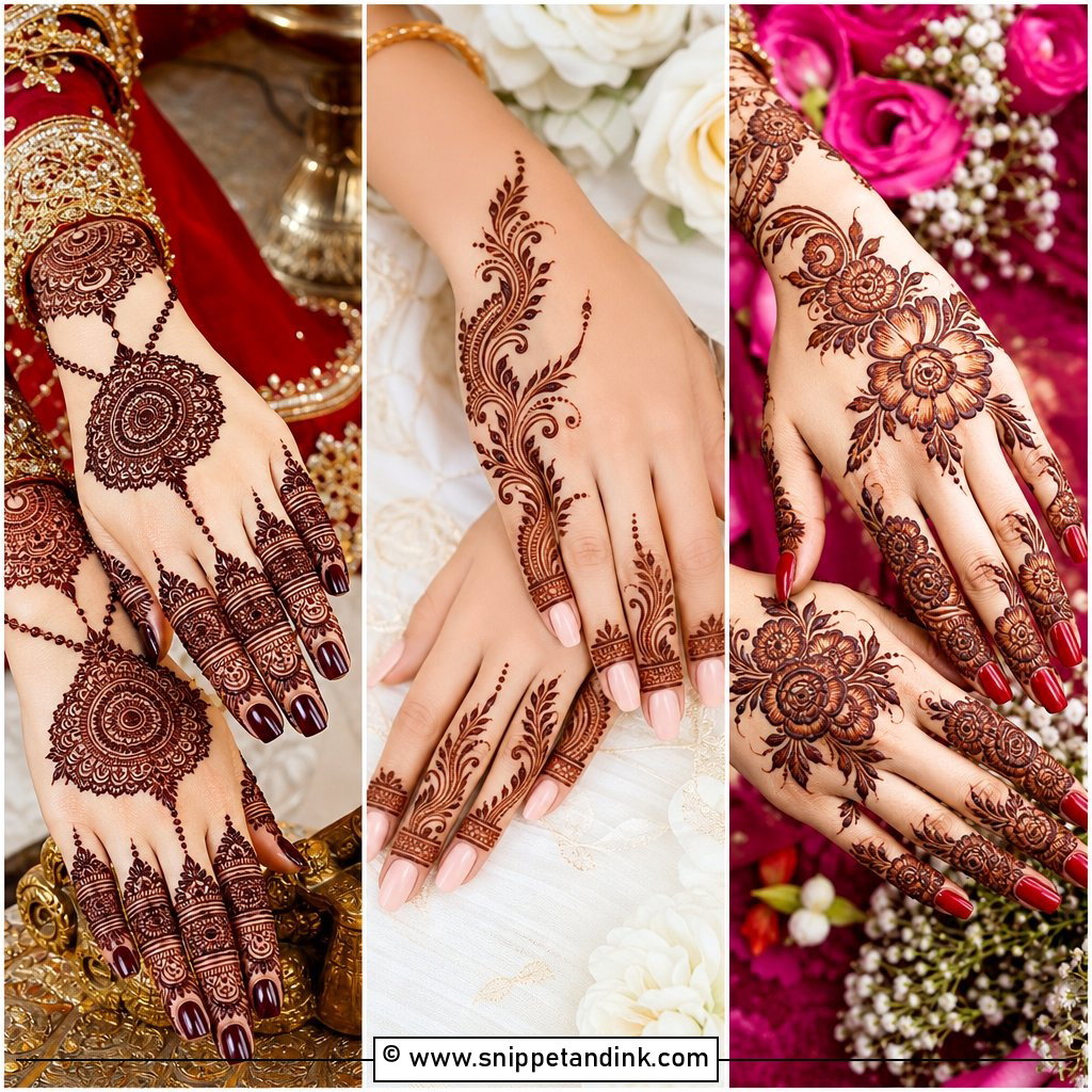 20 Kashees Bridal Mehndi Design Ideas for Luxe Brides