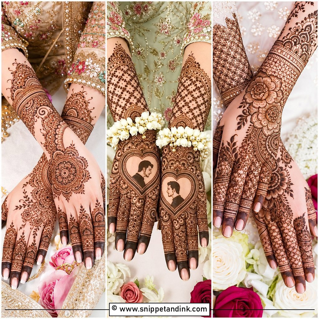20 Kashees Bridal Mehndi Designs for Stunning Bridal Hands