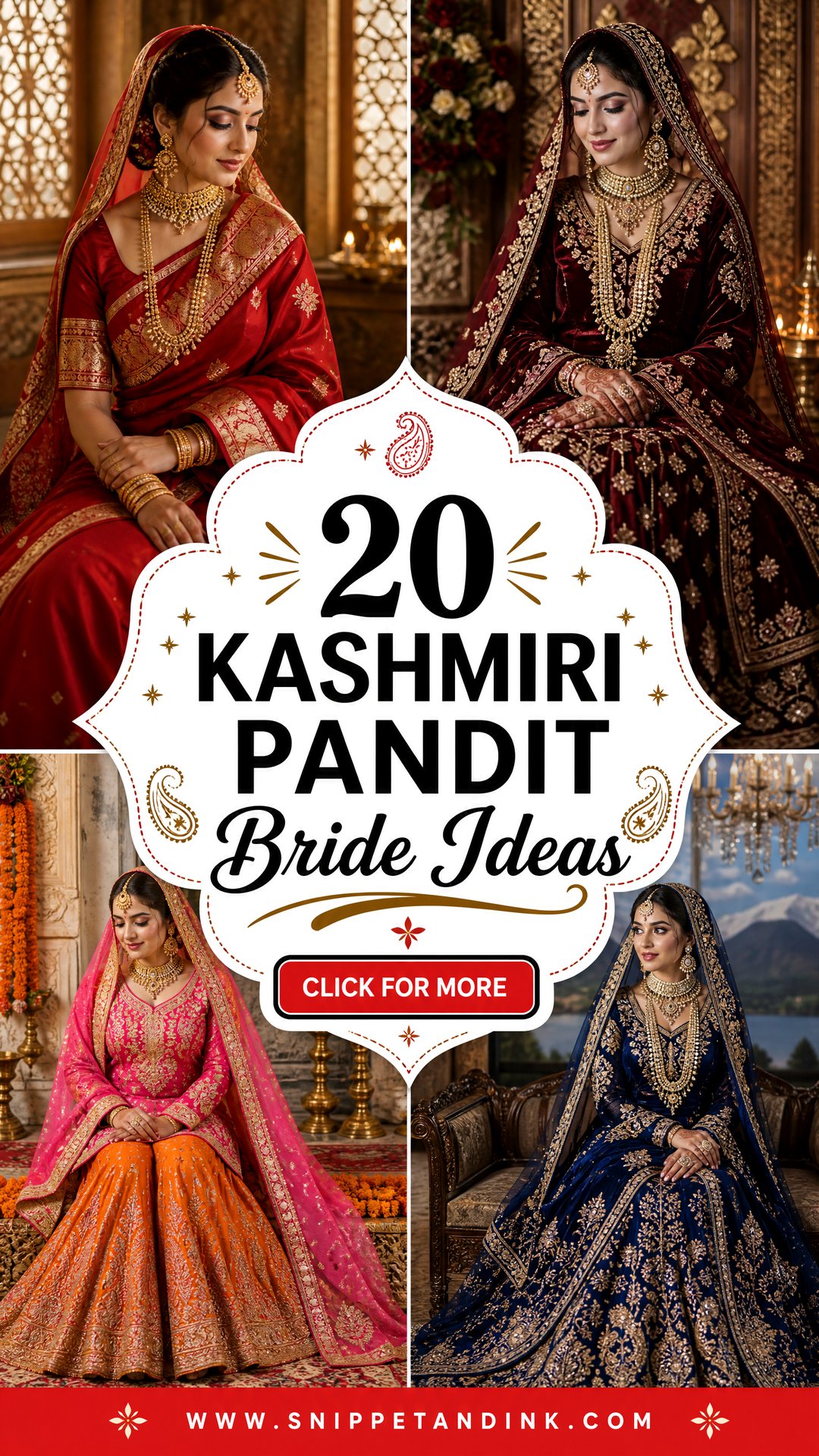20 Kashmiri Pandit Bride Ideas for Timeless Traditional Style - 20 Kashmiri Pandit Bride Ideas for Timeless Traditional Style