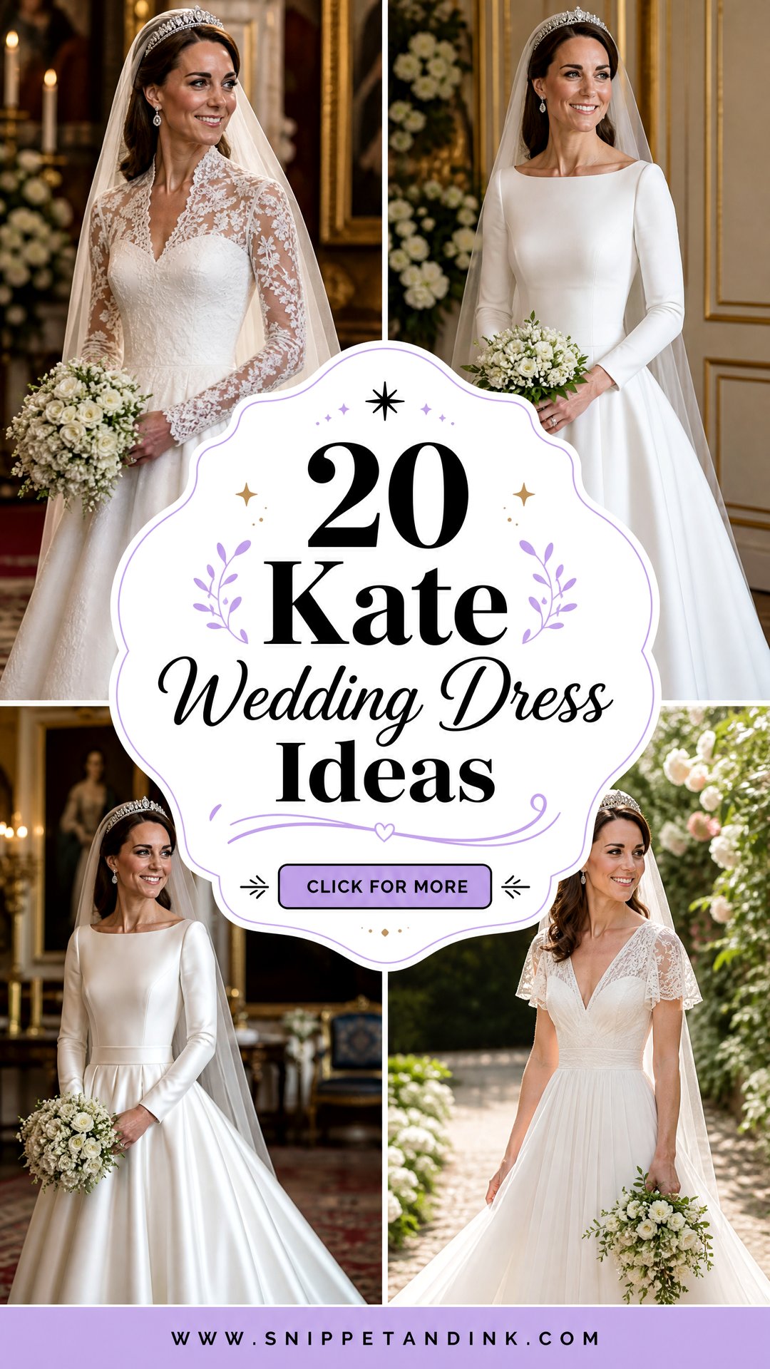 20 Kate Wedding Dress Ideas for Timeless Elegant Bridal Style - 20 Kate Wedding Dress Ideas for Timeless, Elegant Bridal Style