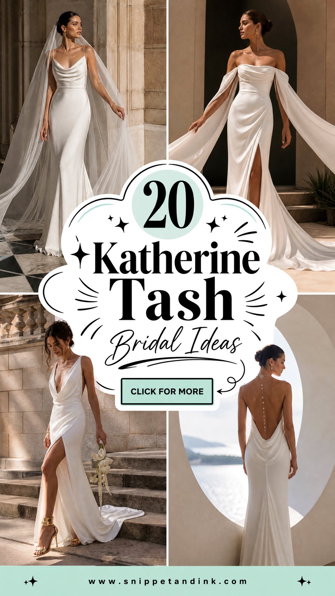 20 Katherine Tash Bridal Ideas for Modern Luxury Weddings - 20 Katherine Tash Bridal Ideas for Modern Luxury Weddings