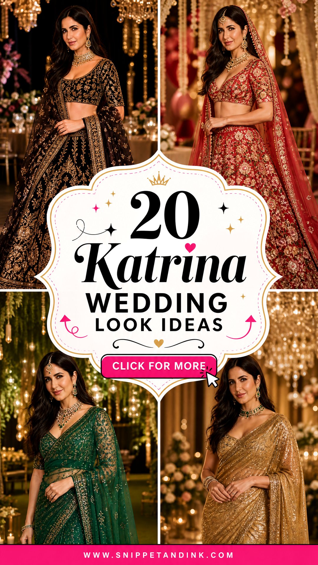 20 Katrina Wedding Look Ideas for Glamorous Bridal Inspiration - 20 Katrina Wedding Look Ideas for Glamorous Bridal Inspiration