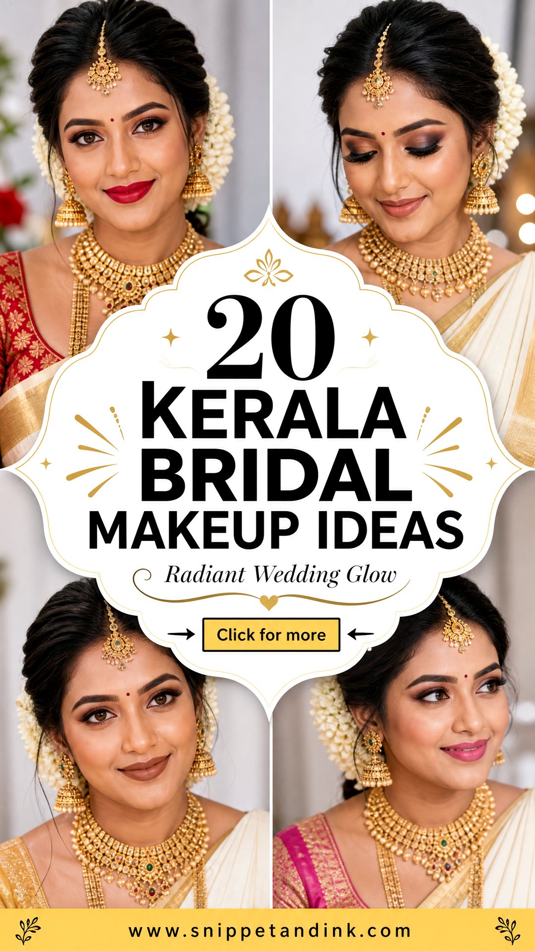 20 Kerala Bridal Makeup Ideas for a Radiant Wedding Glow - 20 Kerala Bridal Makeup Ideas for a Radiant Wedding Glow