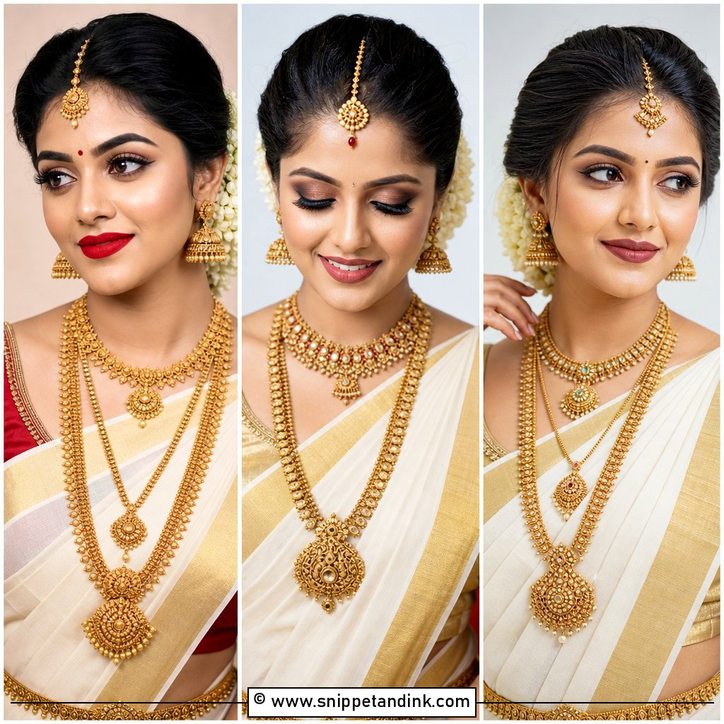 20 Kerala Bridal Makeup Ideas for a Radiant Wedding Glow