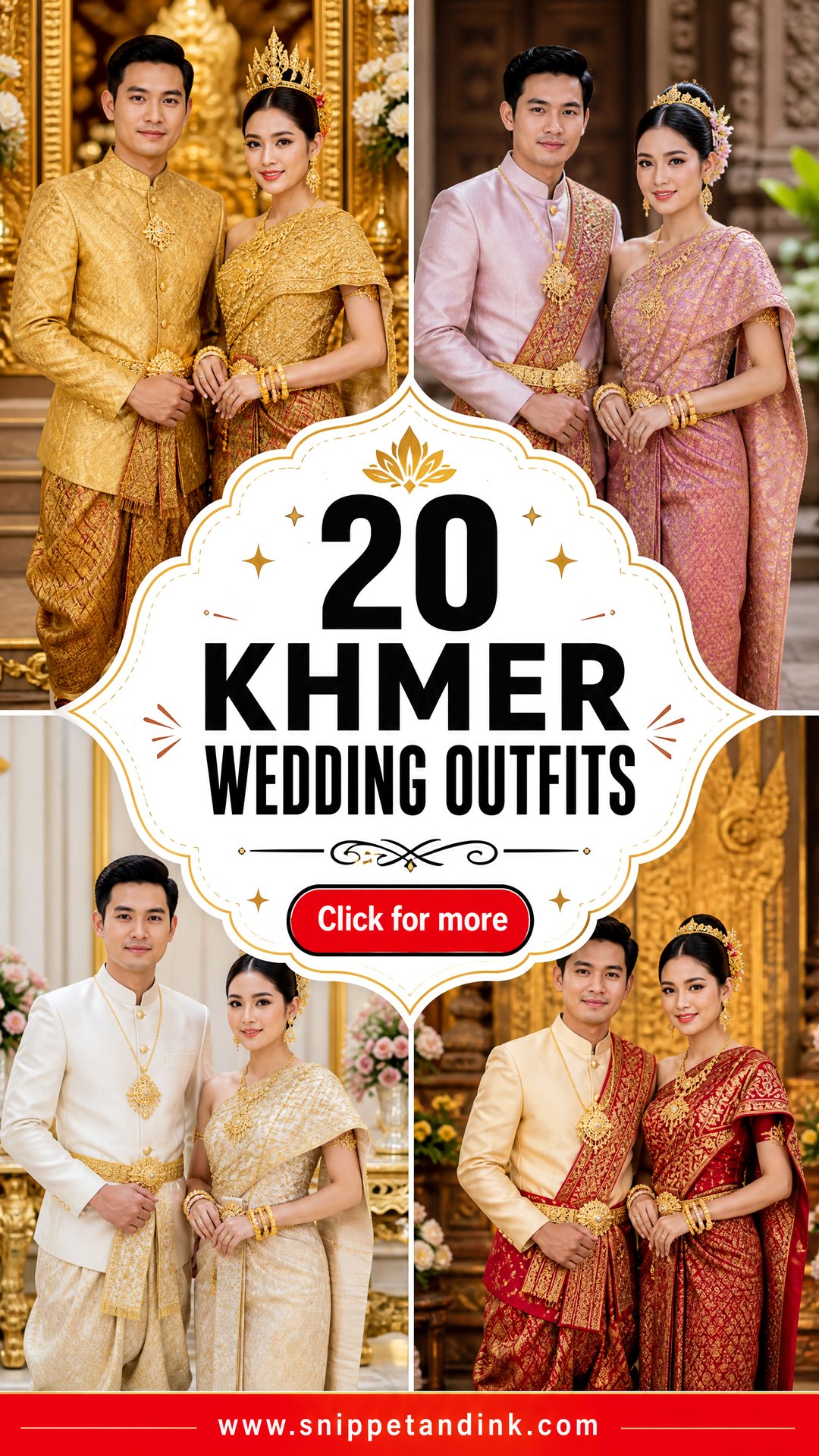 20 Khmer Wedding Outfits for a Meaningful Traditional Look - 20 Khmer Wedding Outfits for a Meaningful Traditional Look