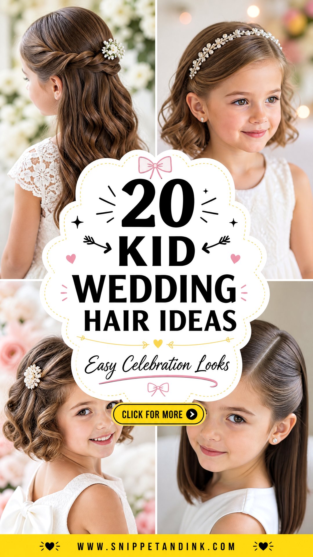 20 Kid Wedding Hair Ideas for Cute Easy Celebration Looks - 20 Kid Wedding Hair Ideas for Cute, Easy Celebration Looks