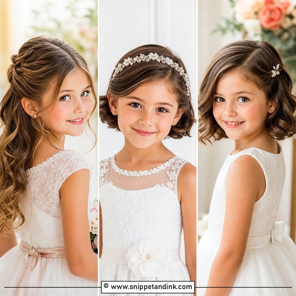 20 Kid Wedding Hair Ideas for Cute Easy Celebration Looks