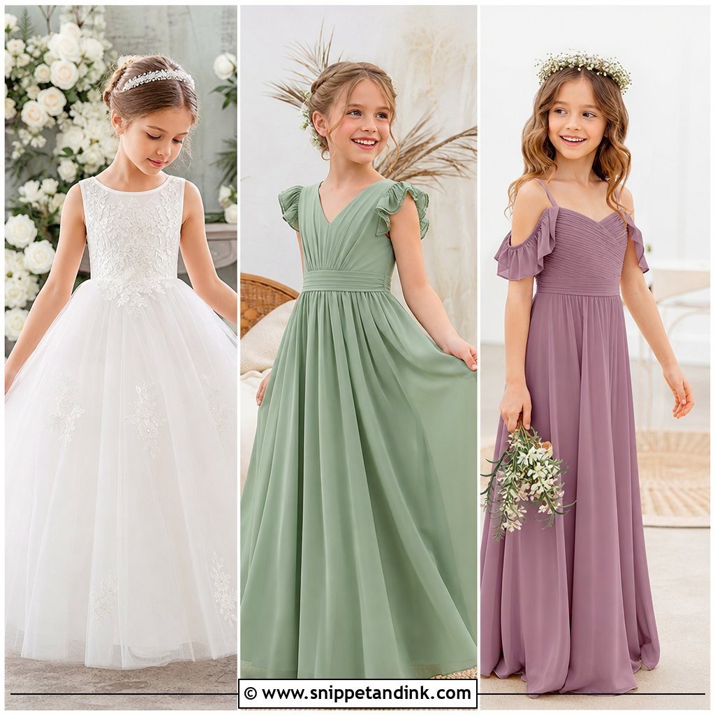 20 Kids Wedding Dresses for Adorable, Picture-Perfect Style