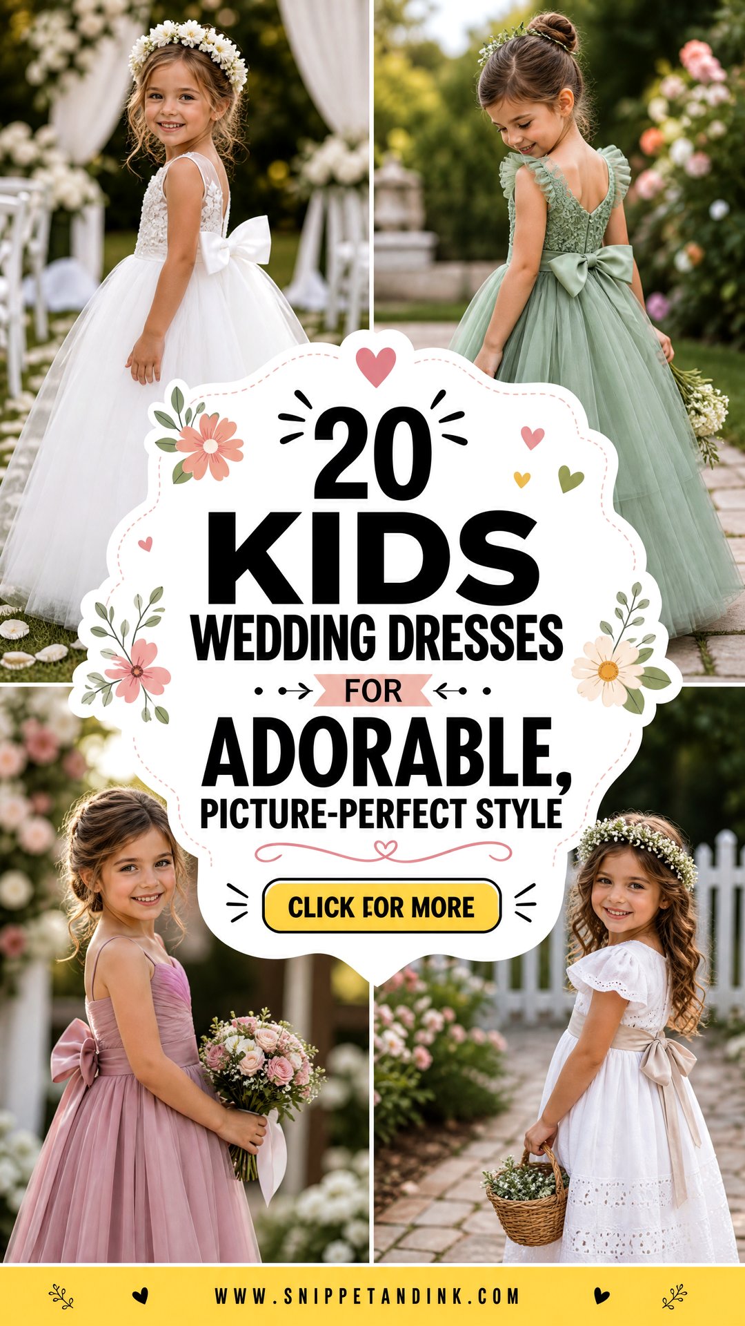 20 Kids Wedding Dresses for Adorable Picture-Perfect Style - 20 Kids Wedding Dresses for Adorable, Picture-Perfect Style