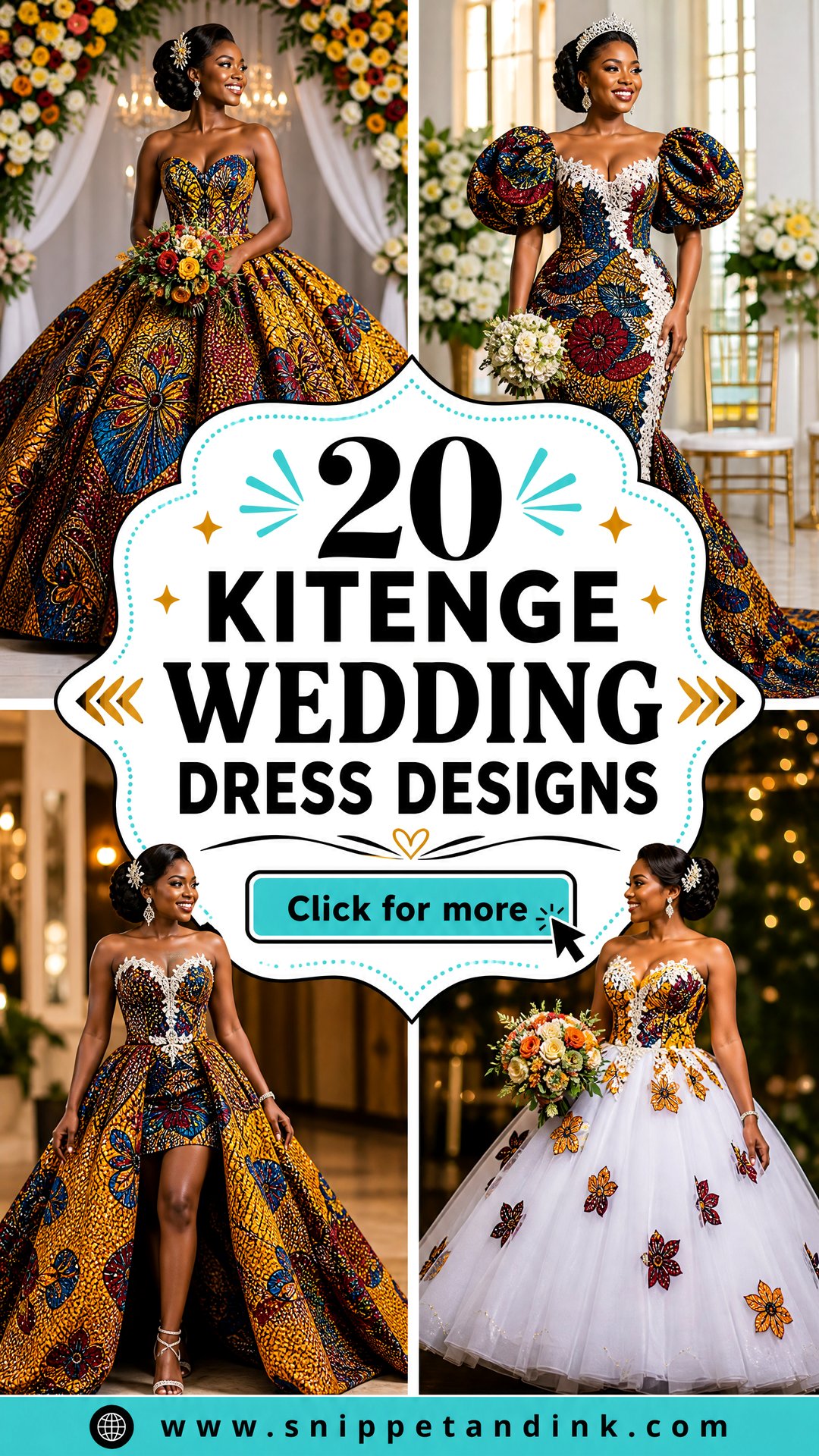 20 Kitenge Wedding Dress Designs for Bold Modern Brides - 20 Kitenge Wedding Dress Designs for Bold Modern Brides