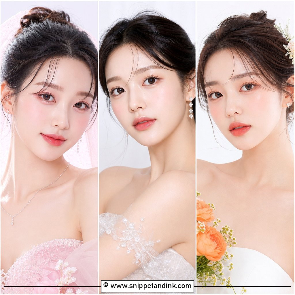 20 Korea Wedding Make Up Ideas for a Dreamy Bridal Glow