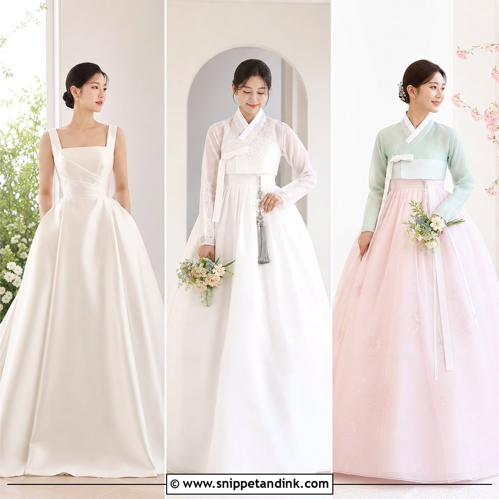 20 Korean Bridal Dress Ideas for an Elegant Modern Look