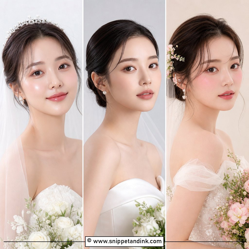 20 Korean Bride Makeup Ideas for a Fresh Dewy Glow