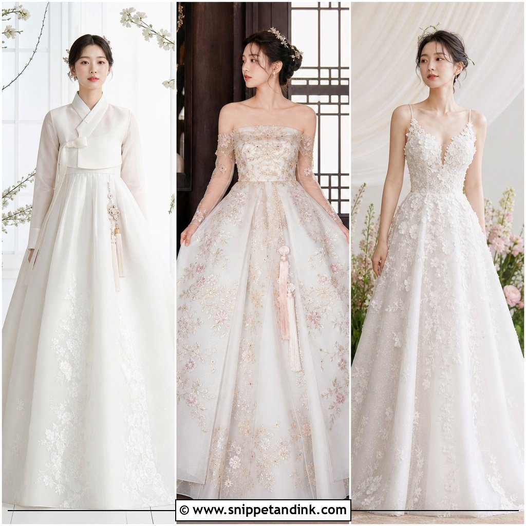 20 Korean Style Wedding Dresses for Chic Seoul-Inspired Brides