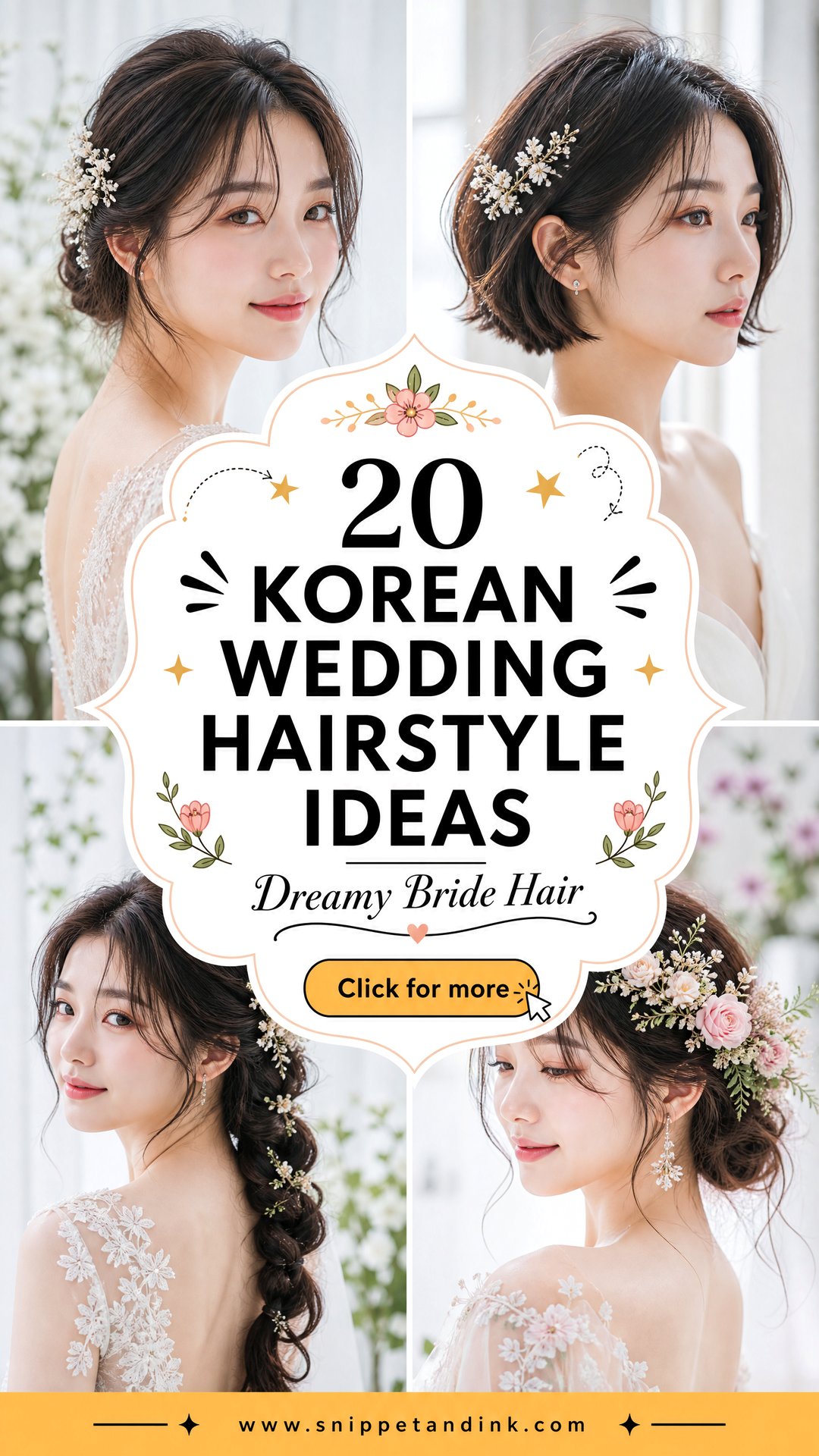 20 Korean Wedding Hairstyle Ideas for a Dreamy Bride - 20 Korean Wedding Hairstyle Ideas for a Dreamy Bride
