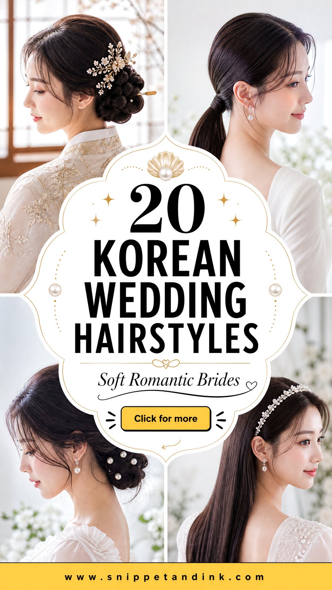 20 Korean Wedding Hairstyles for Soft Romantic Brides - 20 Korean Wedding Hairstyles for Soft Romantic Brides