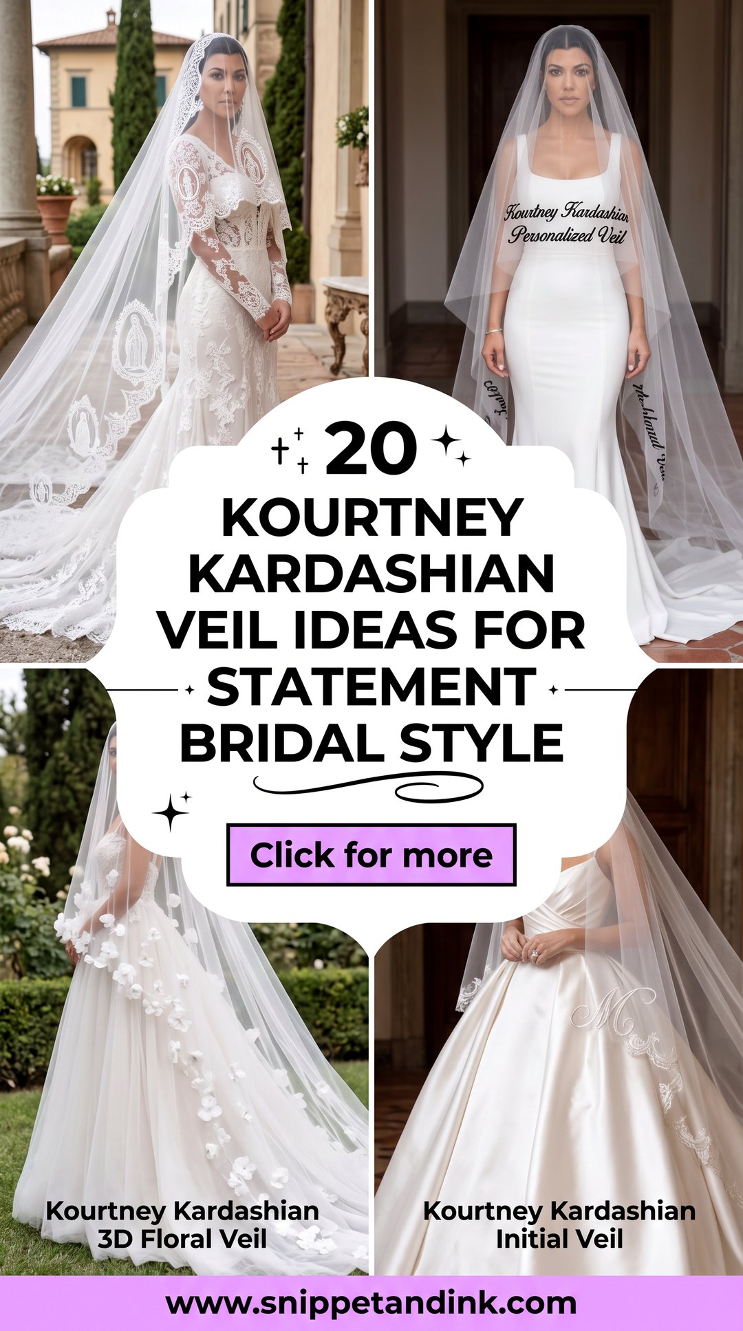 20 Kourtney Kardashian Veil Ideas for Statement Bridal Style - 20 Kourtney Kardashian Veil Ideas for Statement Bridal Style
