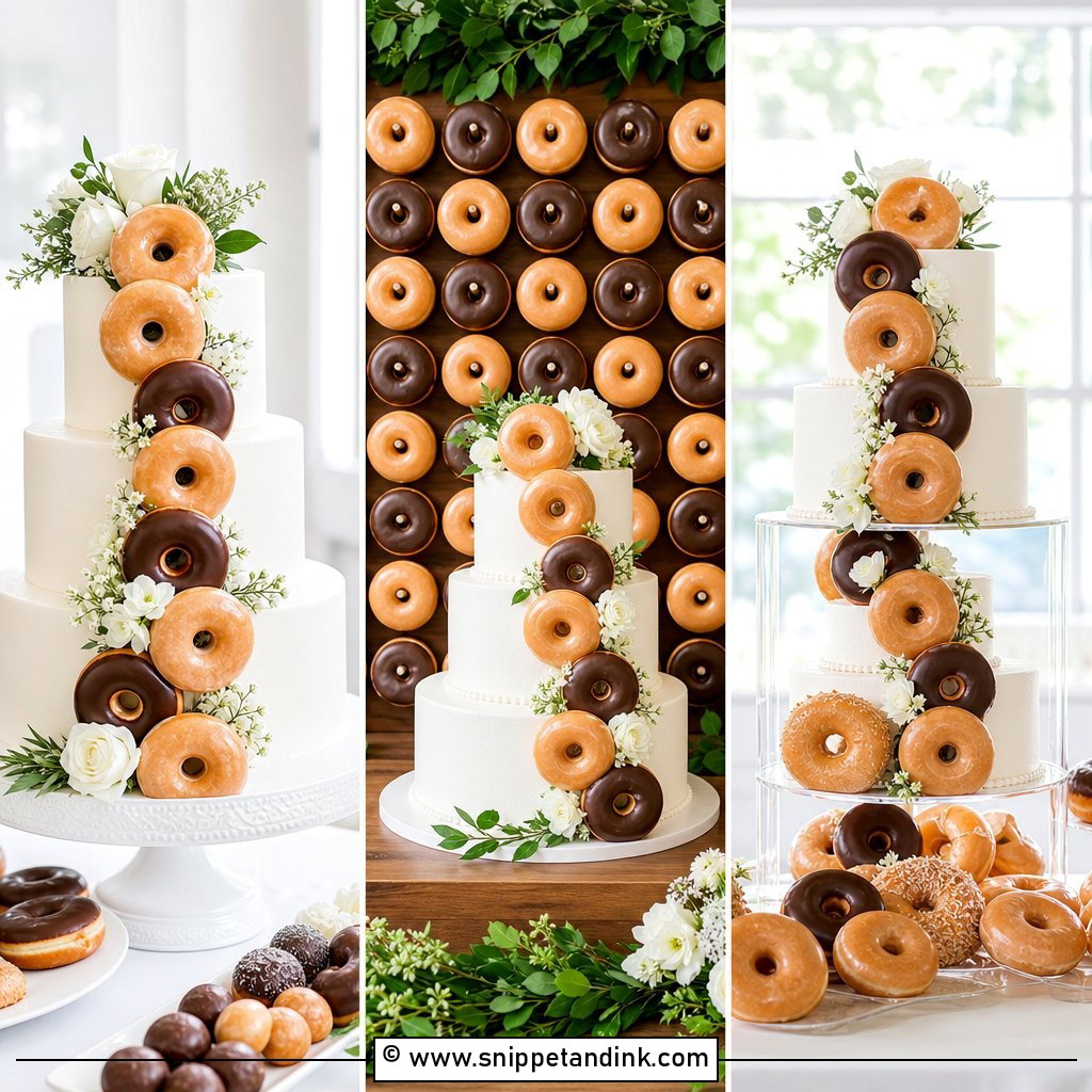 20 Krispy Kreme Wedding Cake Ideas for Fun Receptions
