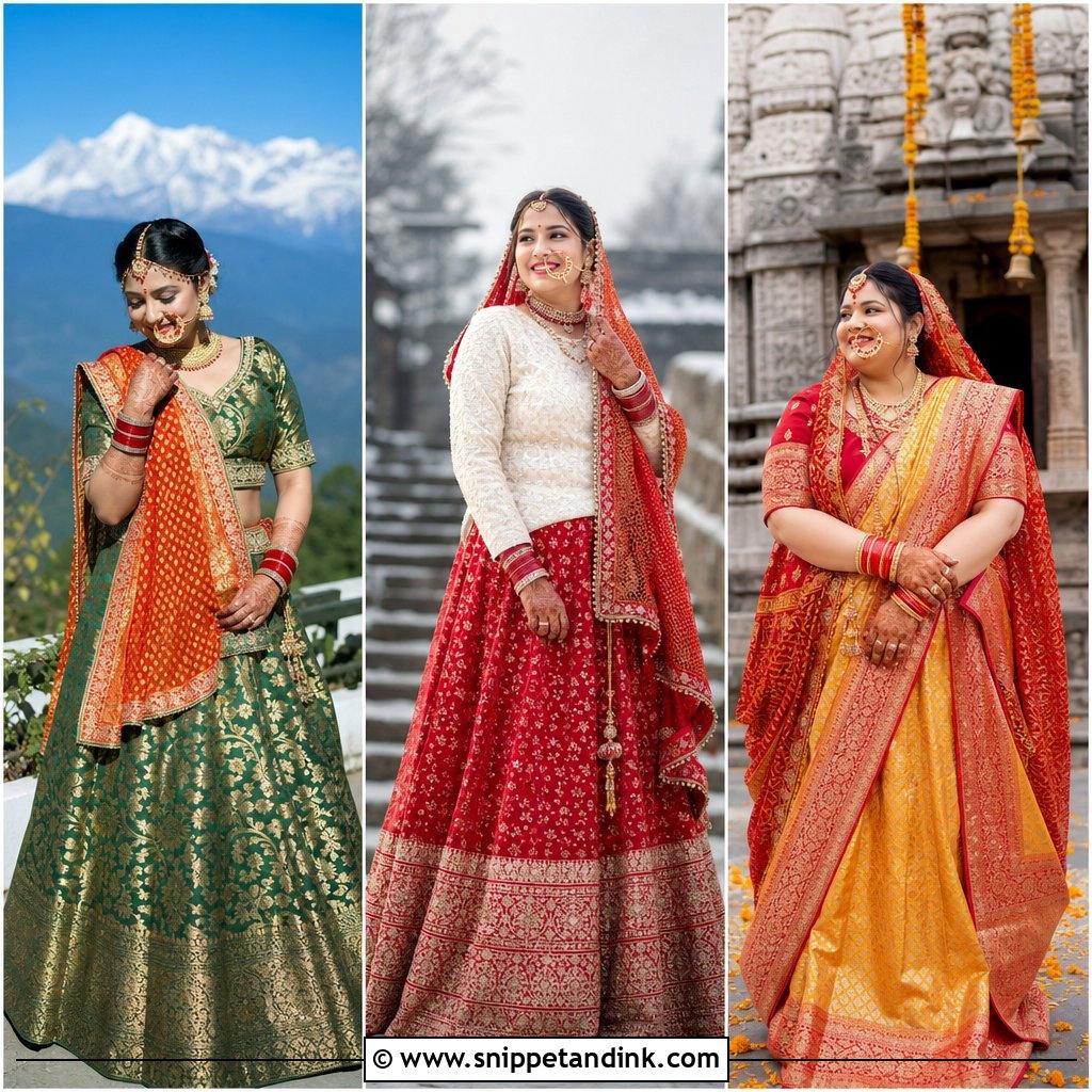 20 Kumauni Bride Ideas for a Regal Himalayan Bridal Look