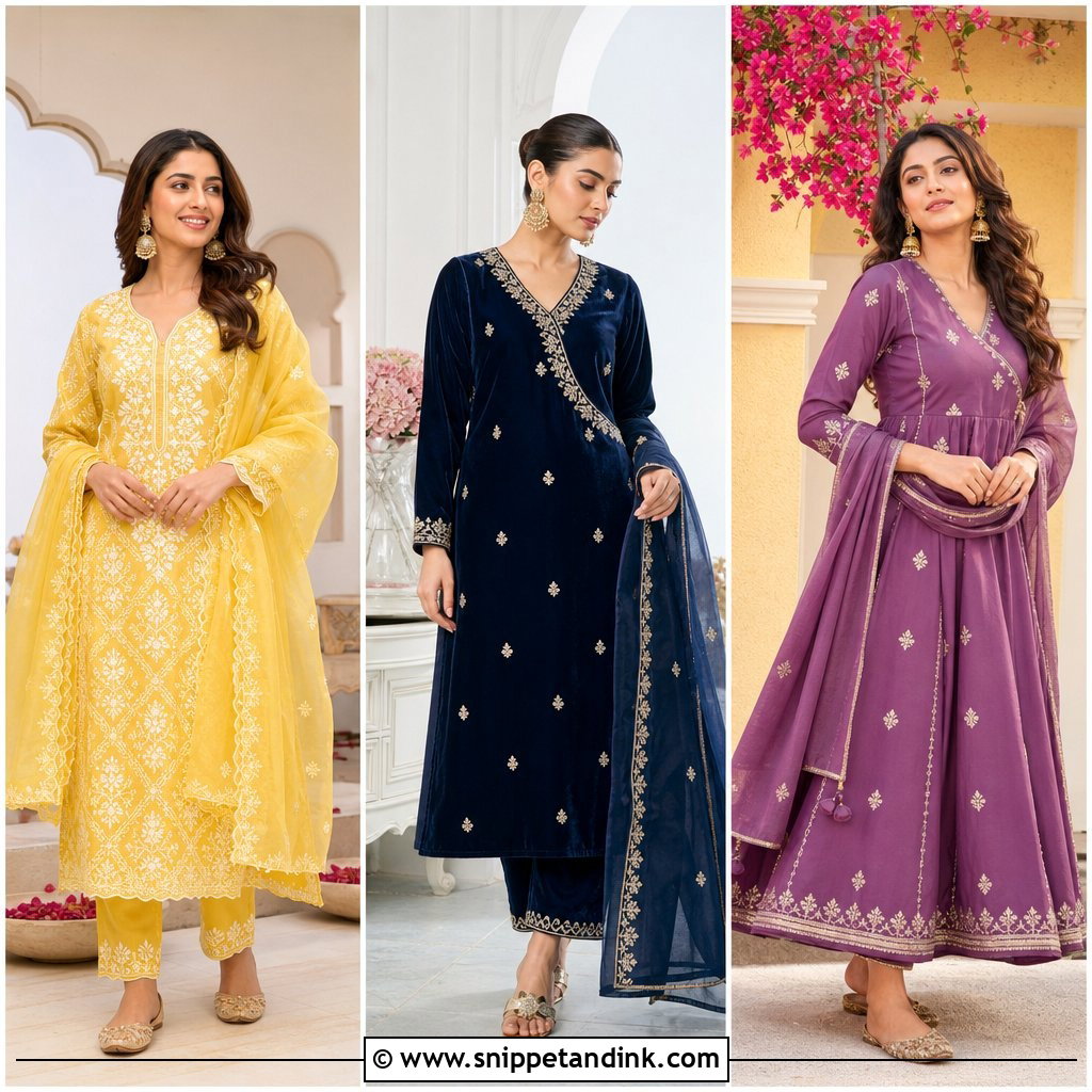 20 Kurta Sets for Women Wedding Ideas for Elegant Guest Style