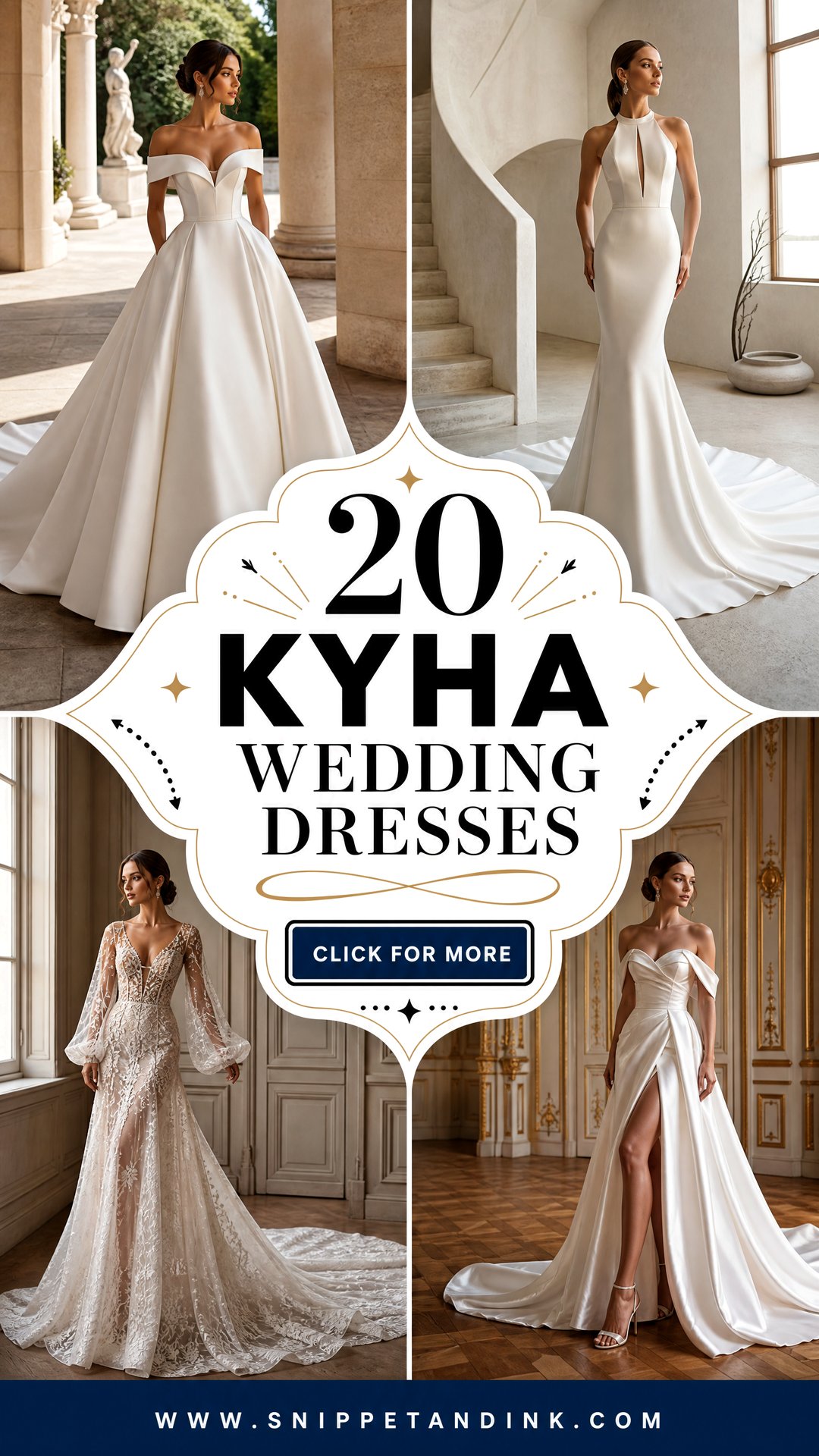 20 Kyha Wedding Dresses for a Sleek Statement Bridal Look - 20 Kyha Wedding Dresses for a Sleek Statement Bridal Look