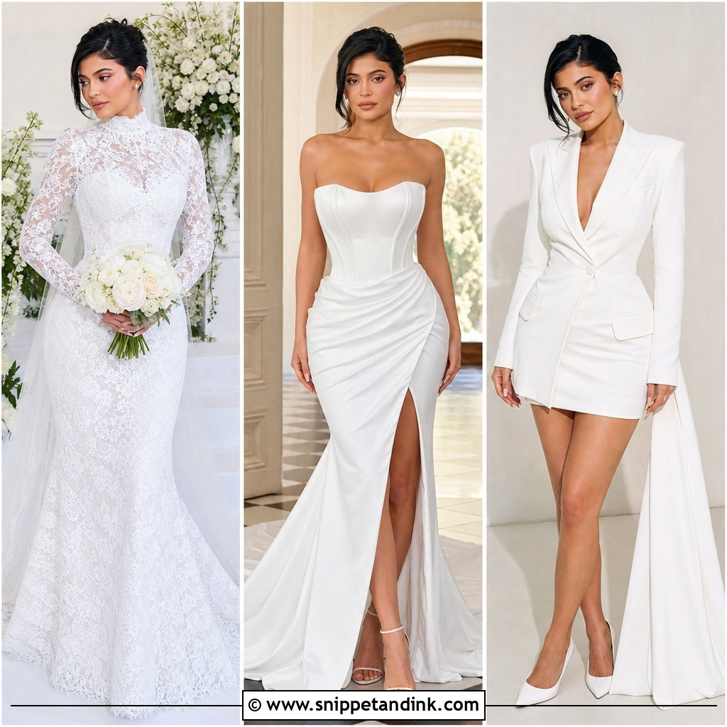 20 Kylie Jenner Wedding Dress Ideas for Glamorous Brides