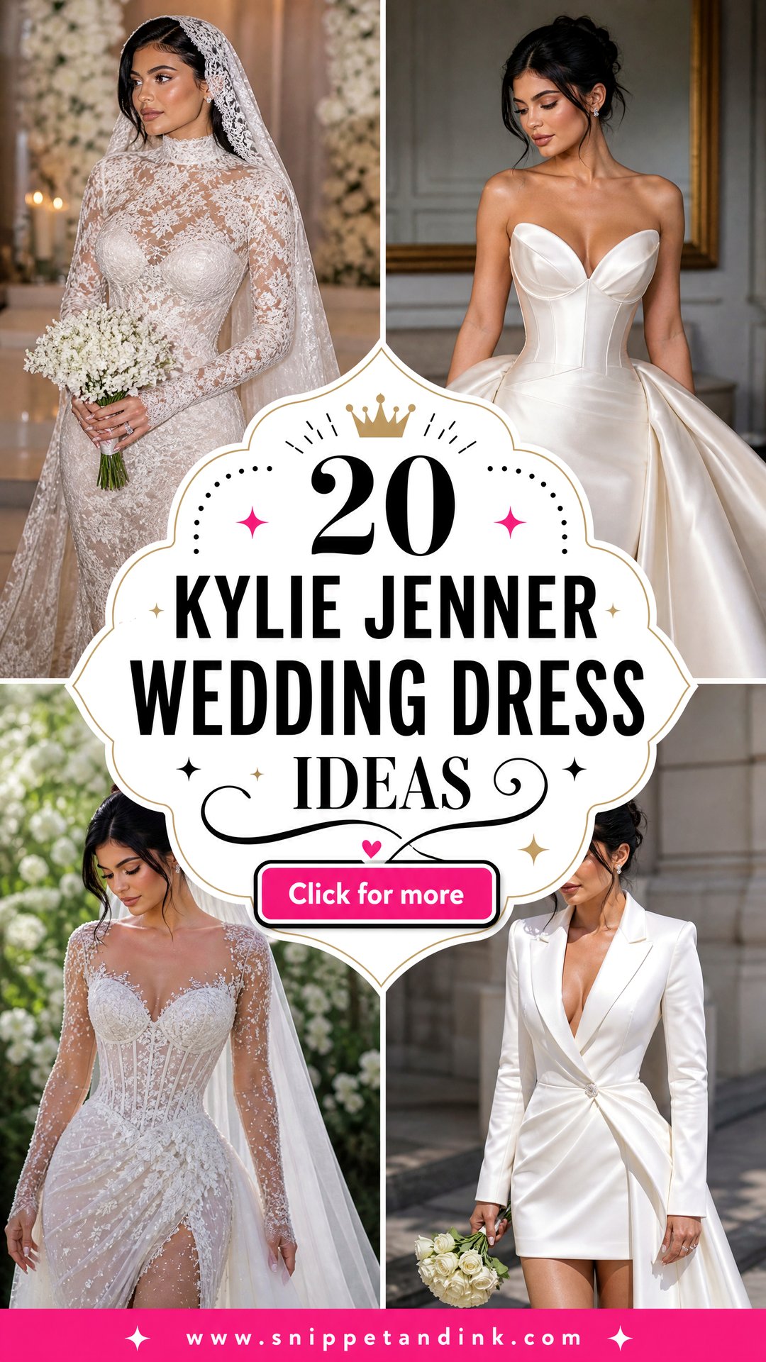 20 Kylie Jenner Wedding Dress Ideas for Glamorous Brides - 20 Kylie Jenner Wedding Dress Ideas for Glamorous Brides