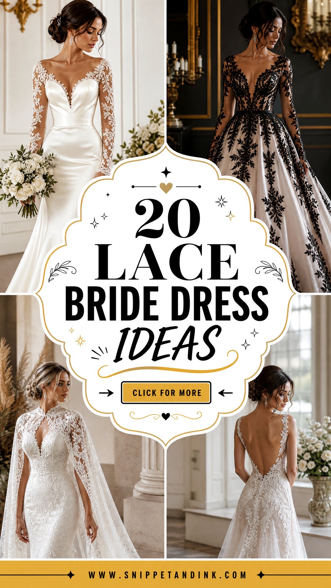 20 Lace Bride Dress Ideas for a Timeless Bridal Look - 20 Lace Bride Dress Ideas for a Timeless Bridal Look
