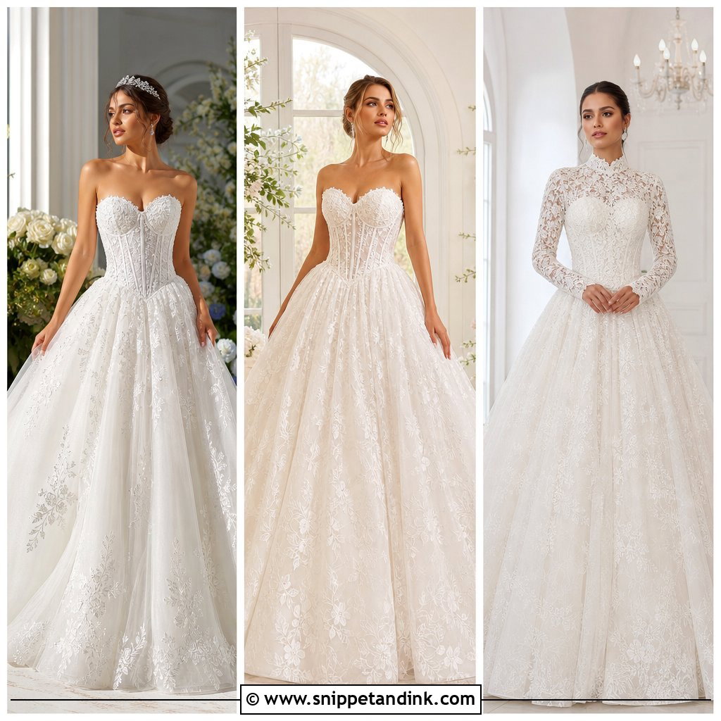 20 Lace Princess Wedding Dresses: Regal Styles for Modern Brides