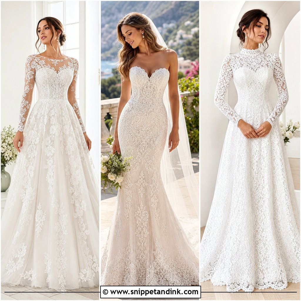 20 Lace Traditional Wedding Dress Ideas for Timeless Brides