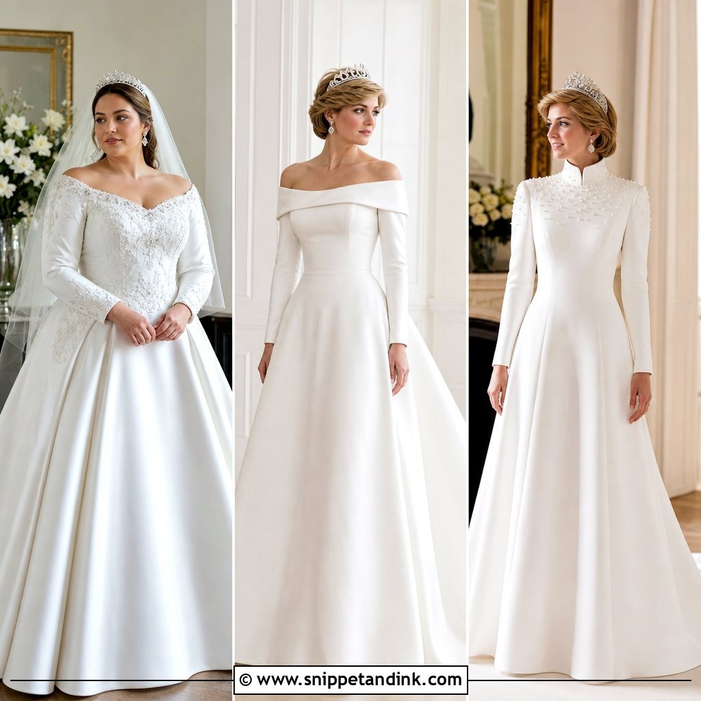 20 Lady Diana Wedding Dress Ideas for a Regal Bridal Moment