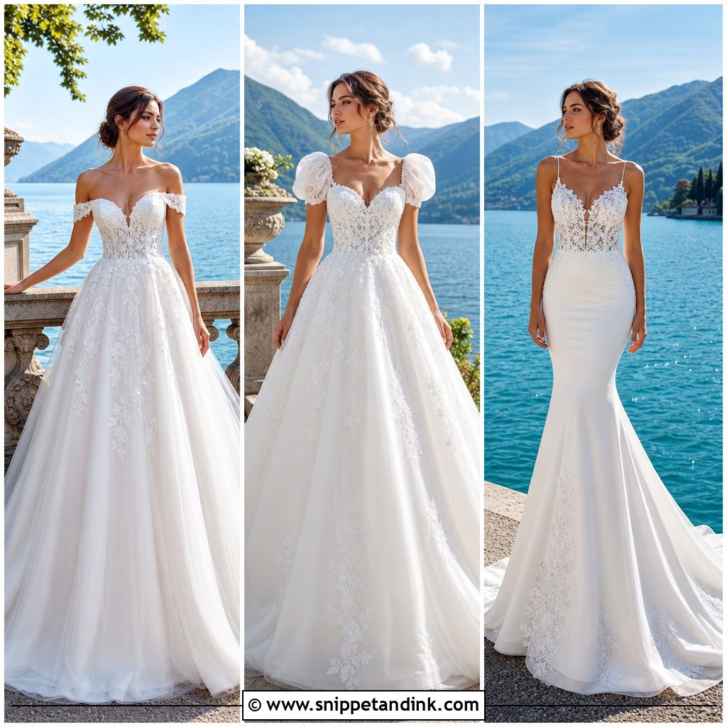 20 Lake Wedding Dress Ideas for a Dreamy Waterfront Ceremony