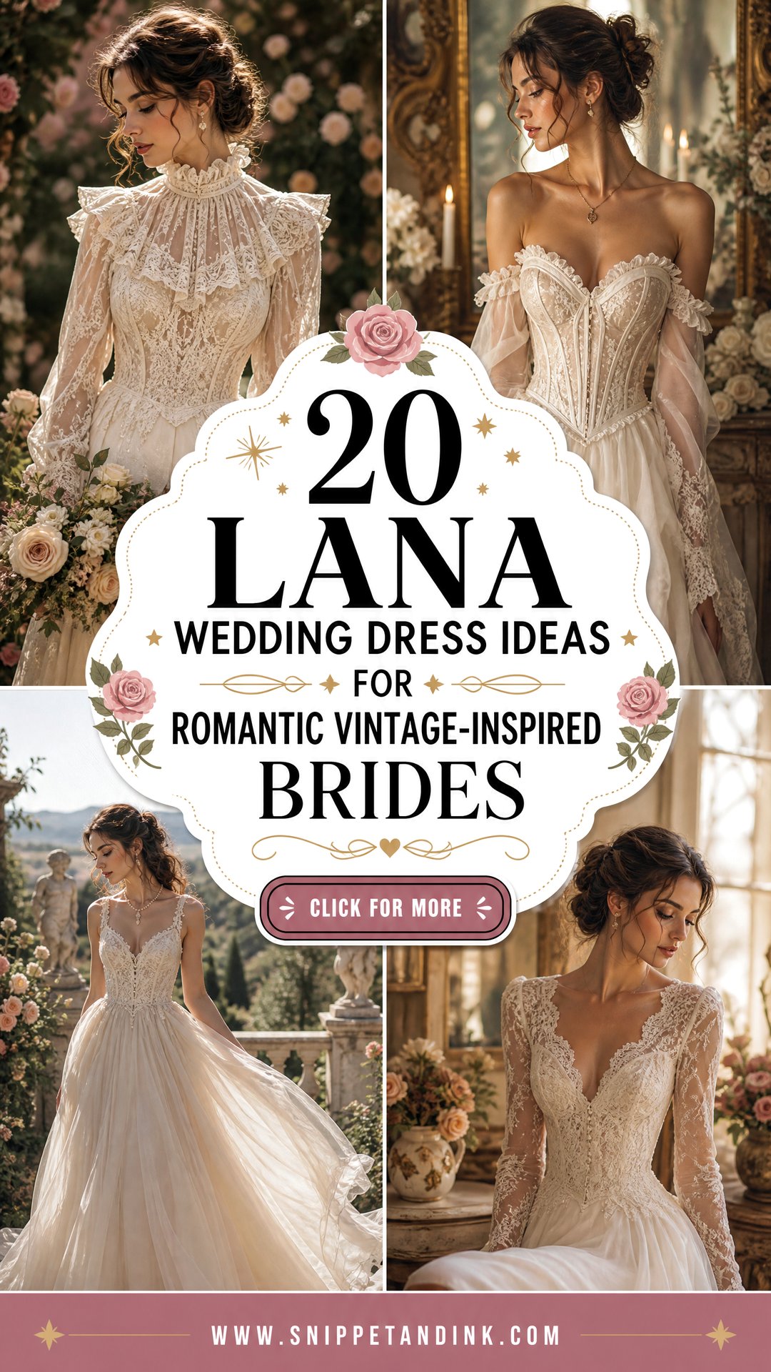 20 Lana Wedding Dress Ideas for Romantic Vintage-Inspired Brides - 20 Lana Wedding Dress Ideas for Romantic Vintage-Inspired Brides